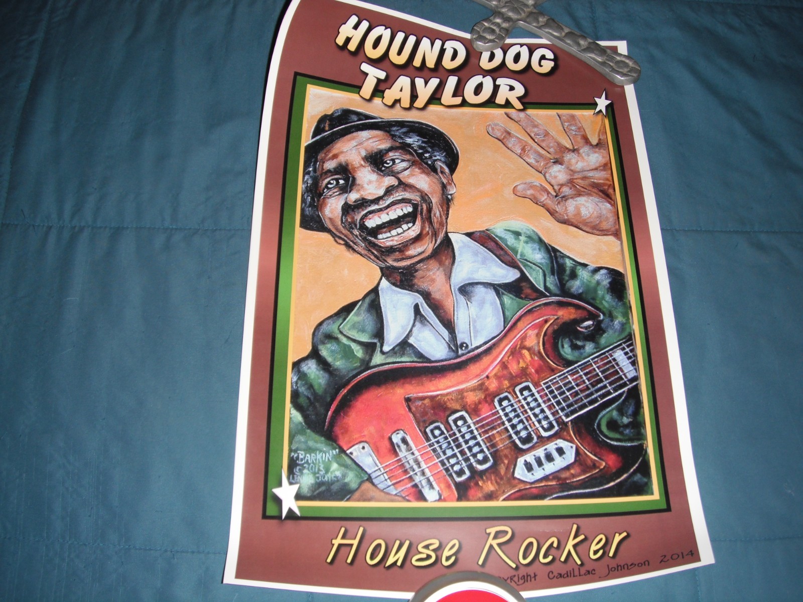 Poster of Hound Dog Taylor House Rocker by Cadillac Johnson