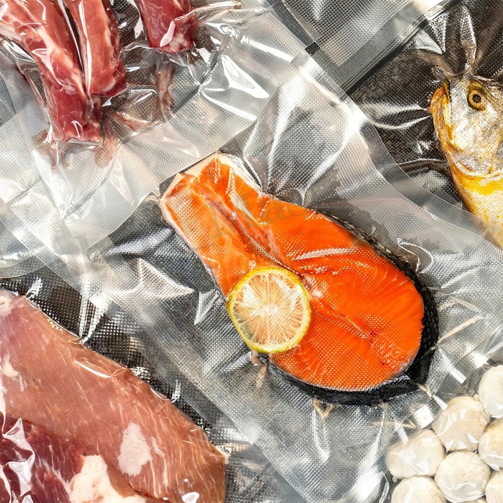 8"x50' Giant Rolls Vacuum Sealer Bags Embossed Food Saver Storage Bag BPA Free