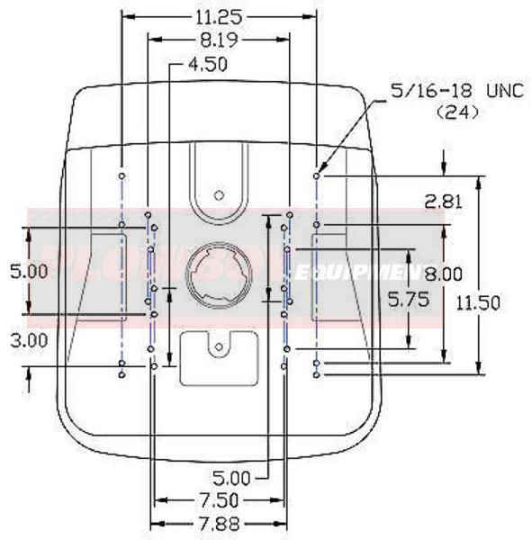Lawn Garden Mower SEAT - BLACK for TORO Time Cutter Machines Zero Turn LGT100BL
