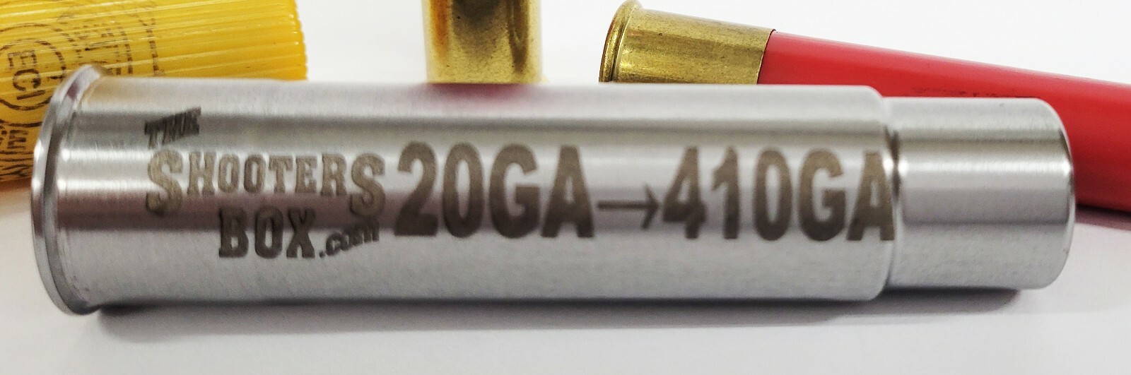 20GA to 410GA Shotgun Adapter - Stainless Steel - Free Shipping!