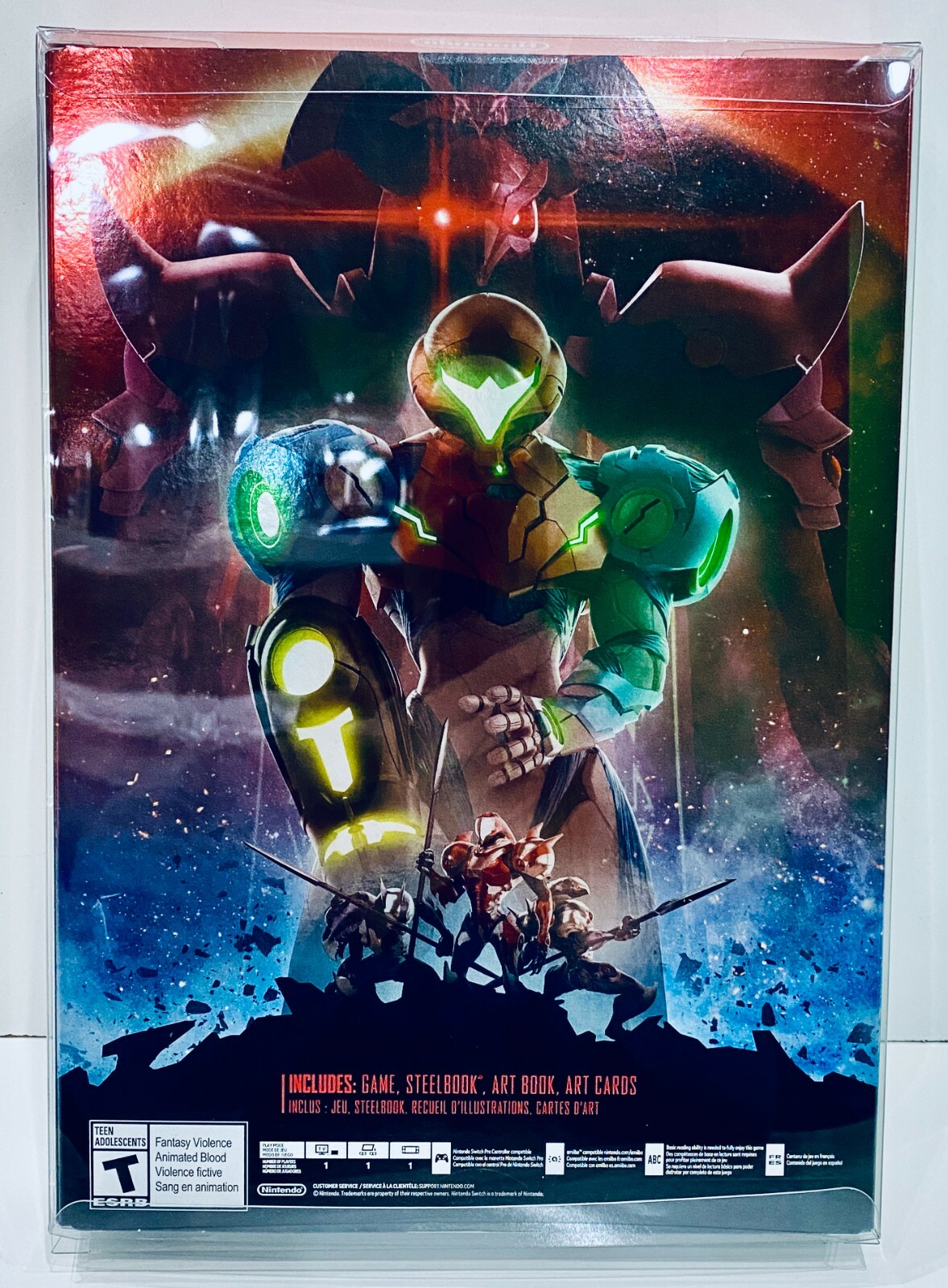 1 Box Protector for the Metroid Dread Special Edition NTSC Nintendo Switch