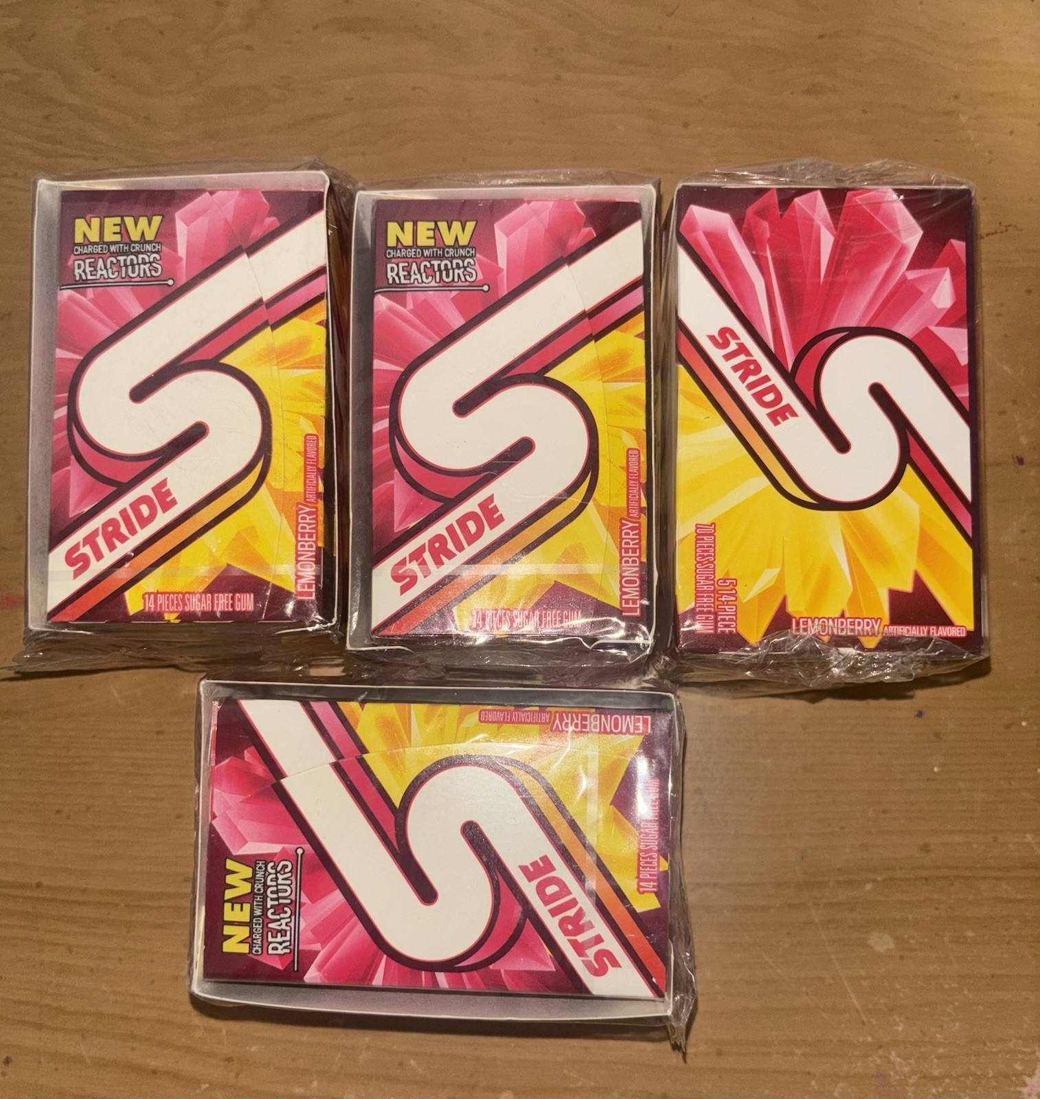 STRIDE Gums Lot X 4 Packets total 20 Gums from 2017 Just for Collectors 👍