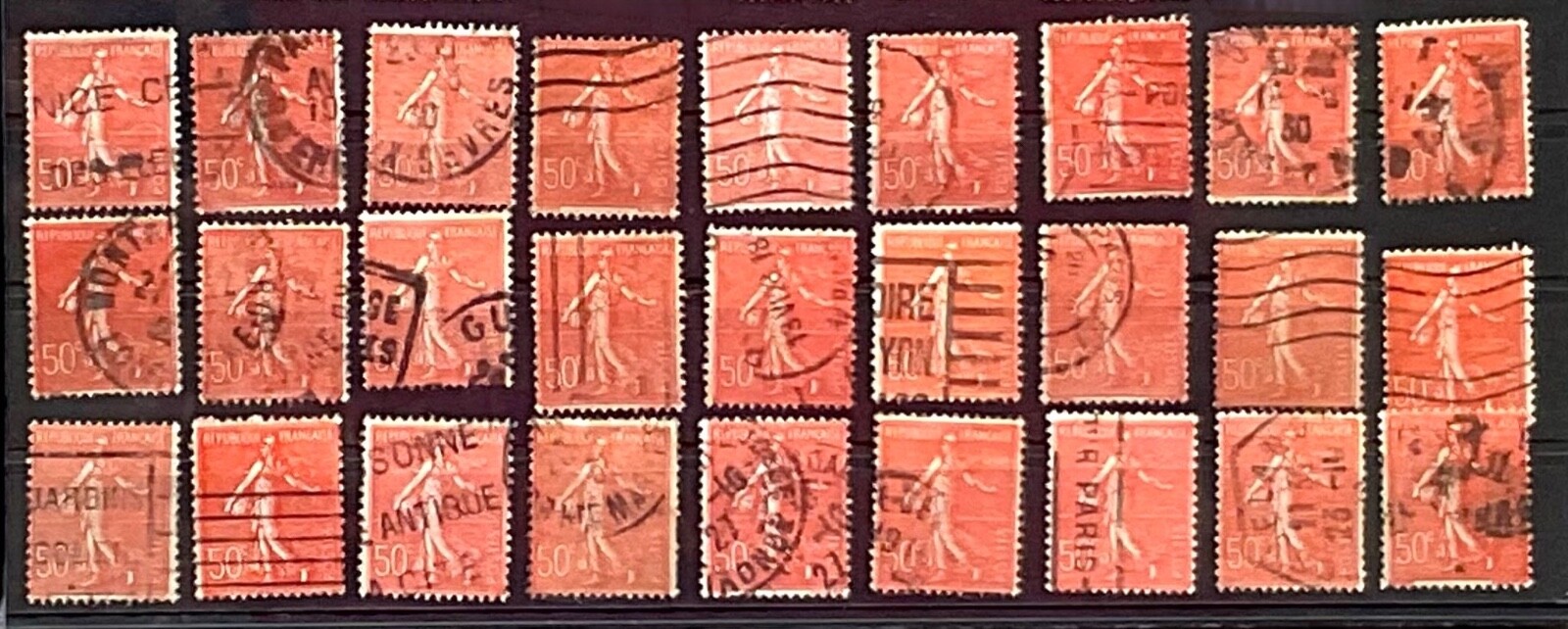 1900s Issue Of Old Classic Lot France Stamps ;;; 45 Stamps,,, VG!