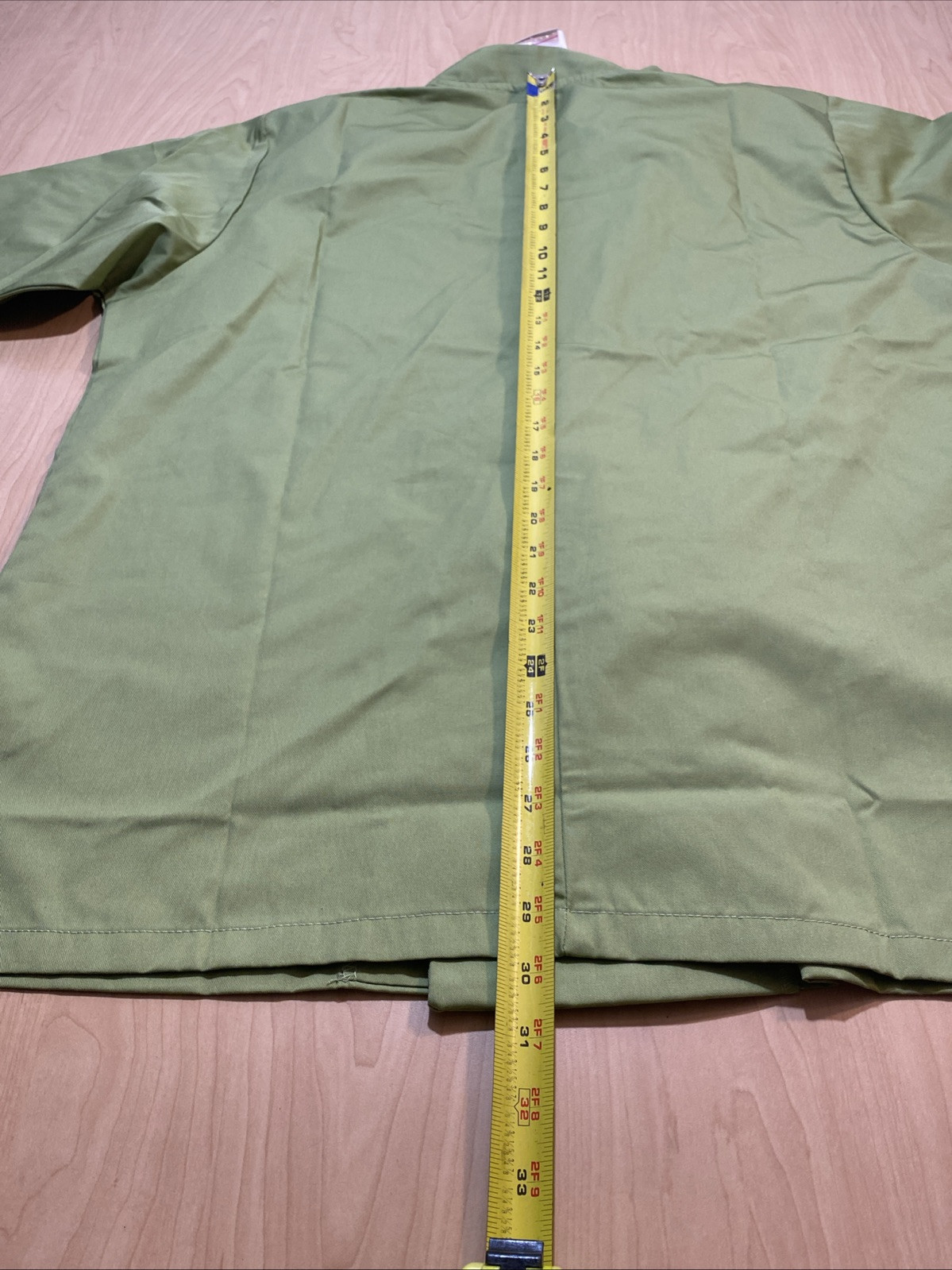 CHEF WORKS COAT Medium Green Made In Egypt M NEW NWT Shirt Jacket