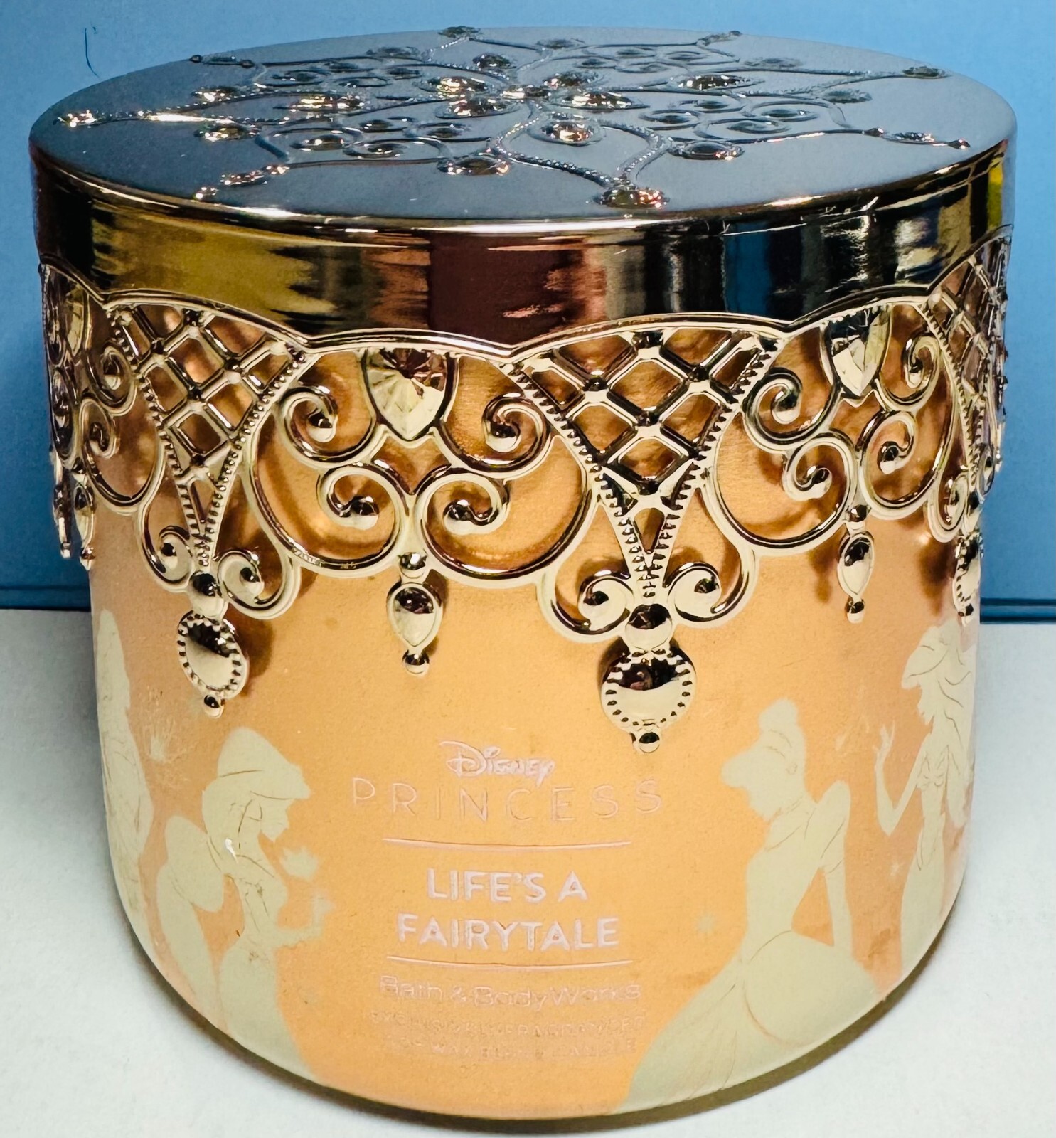 *NEW* DISNEY PRINCESS / LIFE'S A FAIRYTALE ~ 3 Wick CANDLE  ~ Bath & Body Works