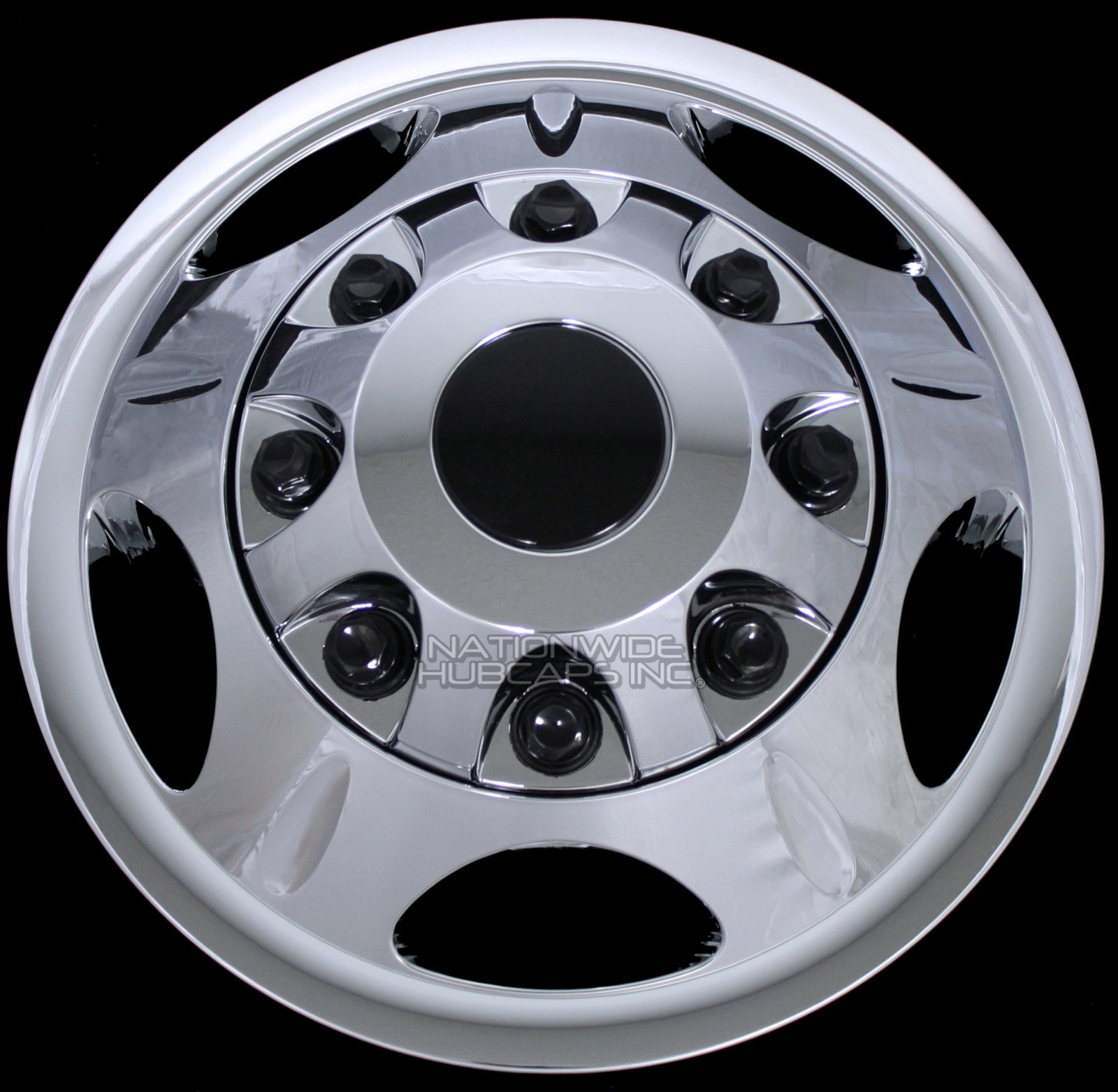 4 Chrome 2011-2024 Silverado 3500 17" Dually Wheel Simulators Dual Rim Liners