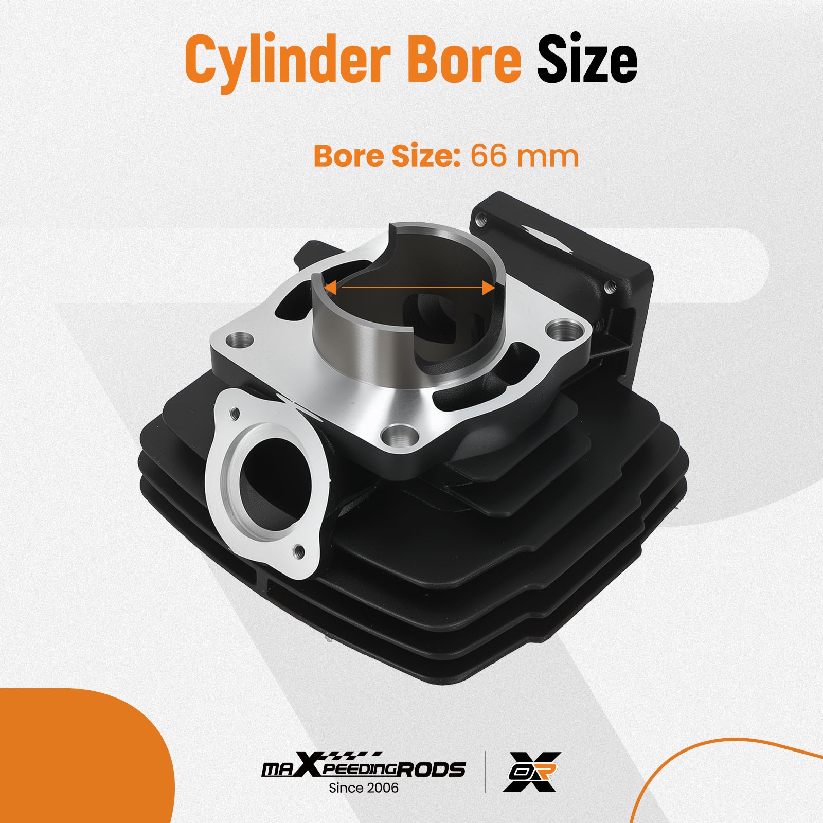 Cylinder Piston Gasket Top End Rebuild Kit 66mm For 1978-1981 Yamaha DT175