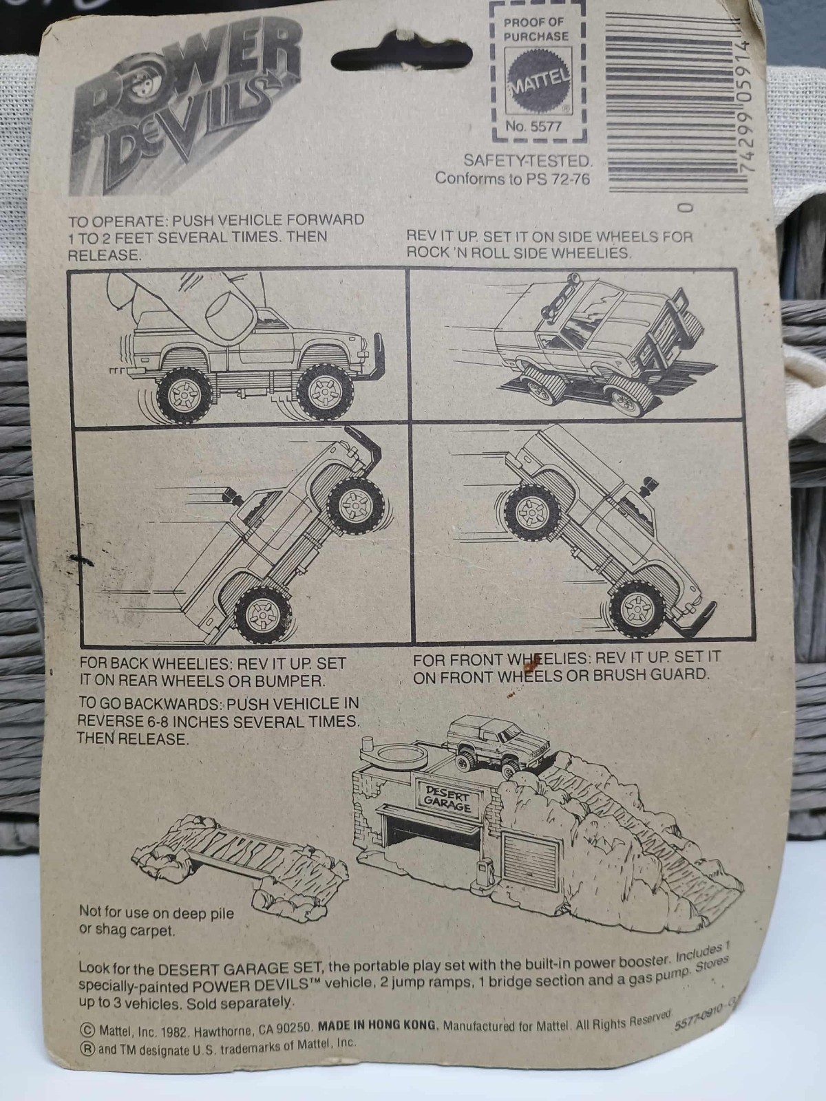 Vintage Mattel Power Devils Toyota Muscler 1982 - NIP!