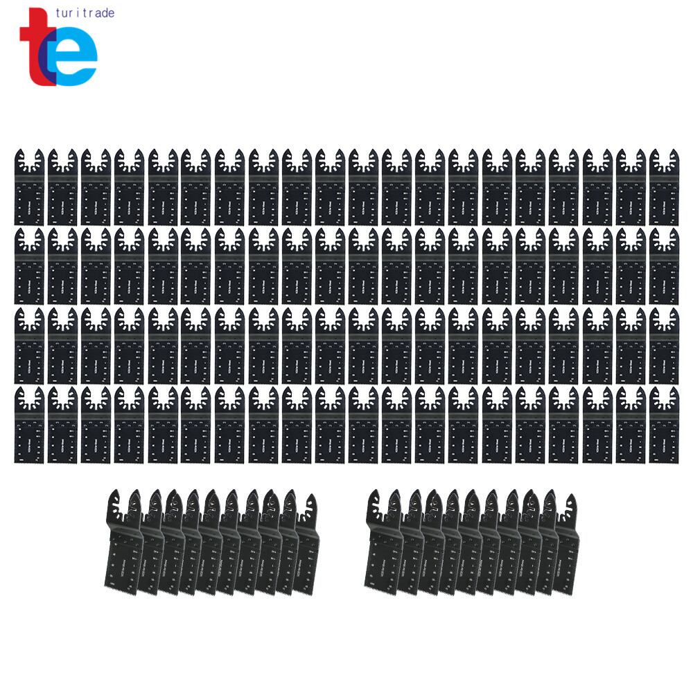 100 Pcs Oscillating Tool Blades,Professional Universal Oscillating Saw Blades
