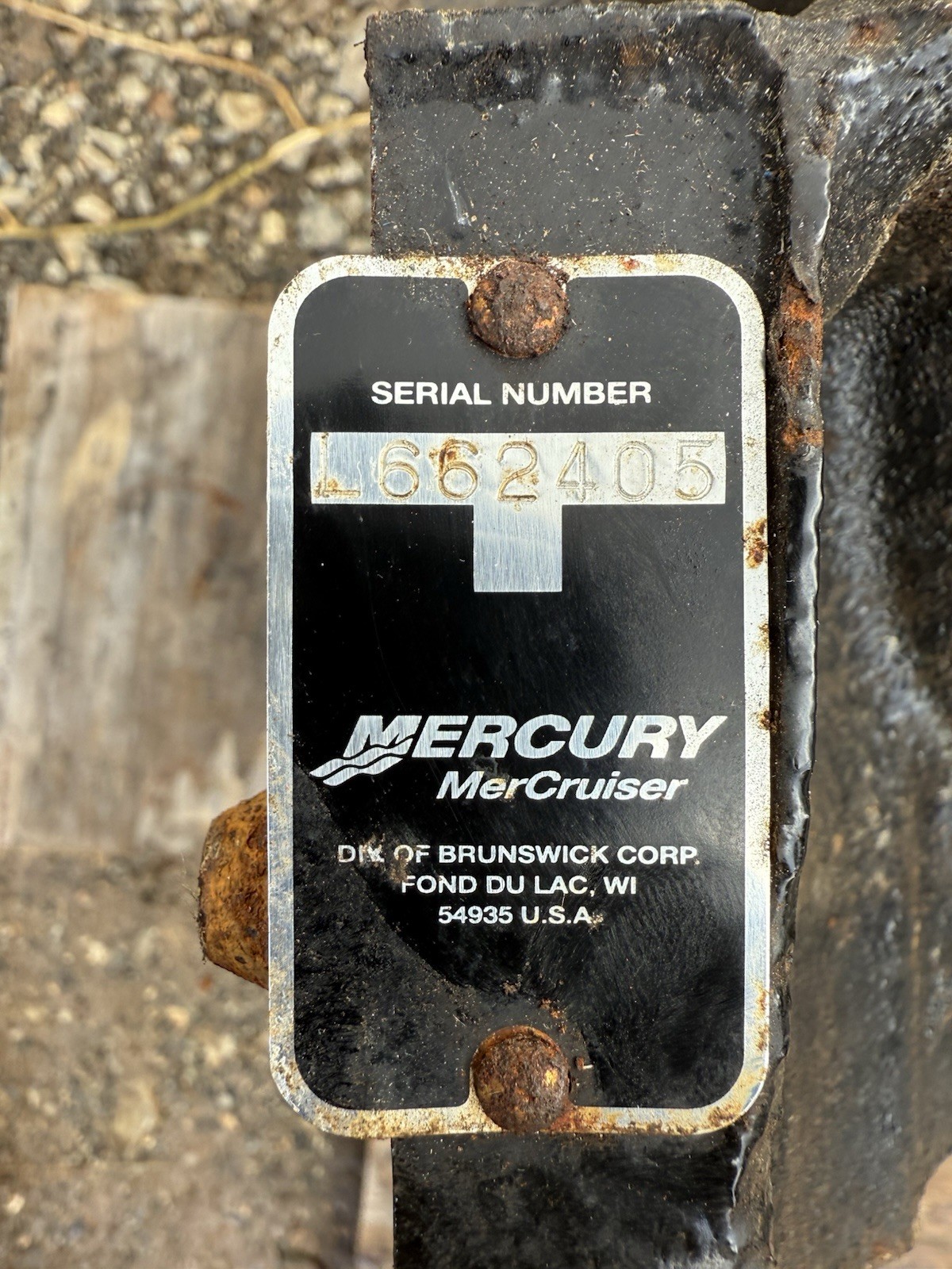 Mercruiser V6 4.3 engine oil filter remote system