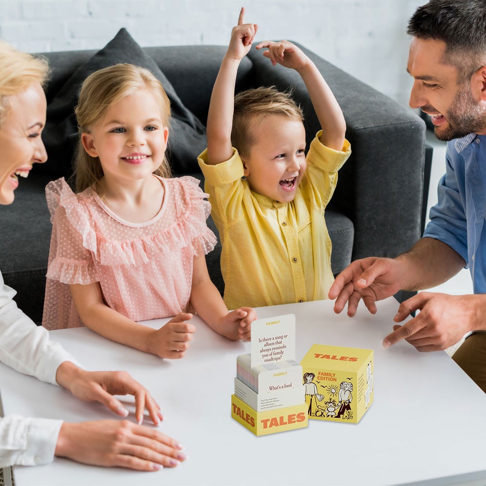 150 Conversation Starter Cards Family Edition for Family Gathering Party US