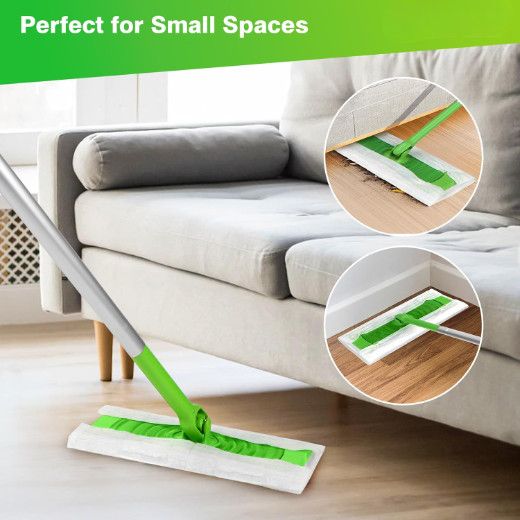 Dry Sweeping Cloths, 100 Count Mop Refill Compatible with Swiffer Sweeper - Disp