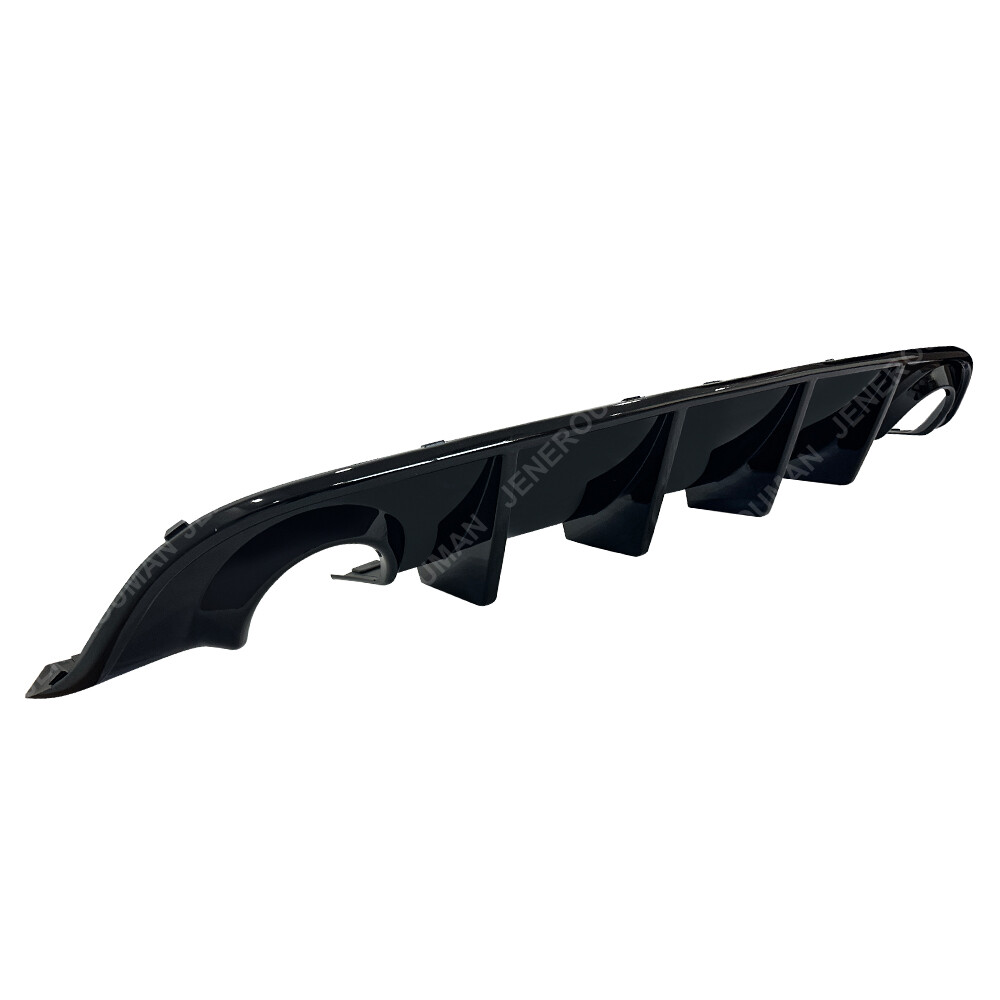 For 2015-2023 Dodge Charger SRT MDP Style Rear Diffuser Bumper Lip Glossy Black