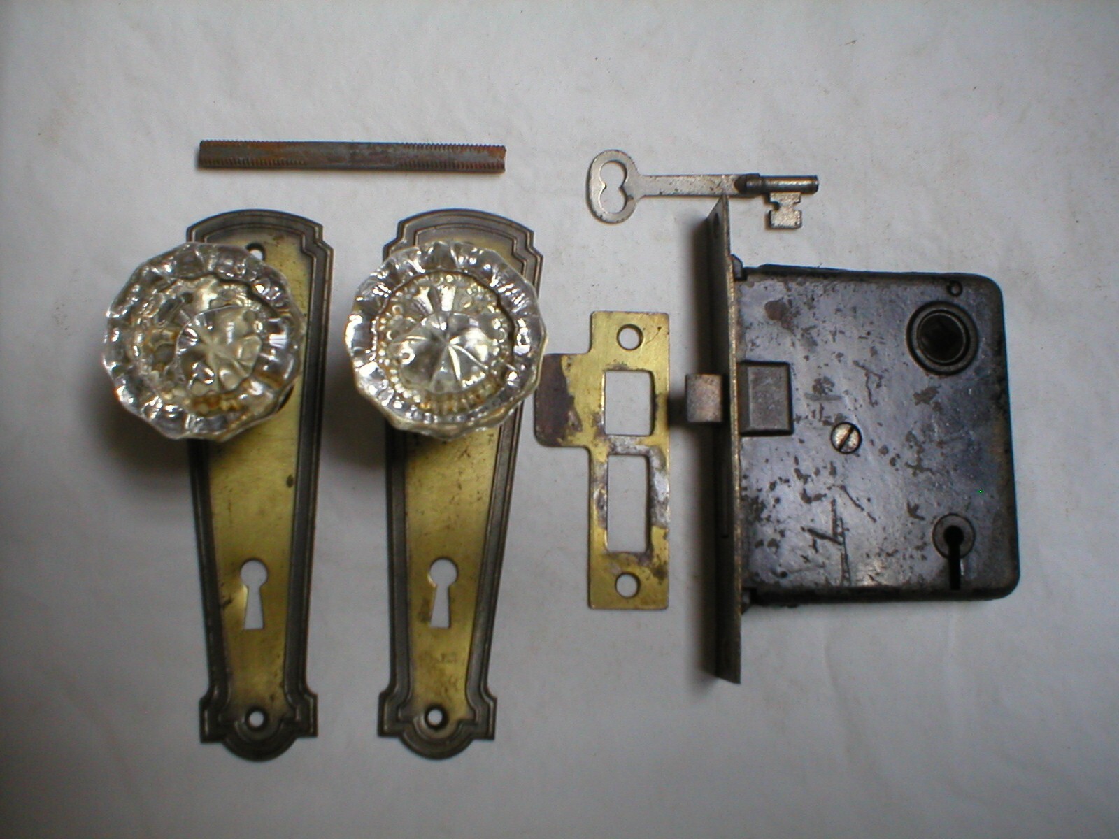 Antique Art Deco Era Door Hardware
