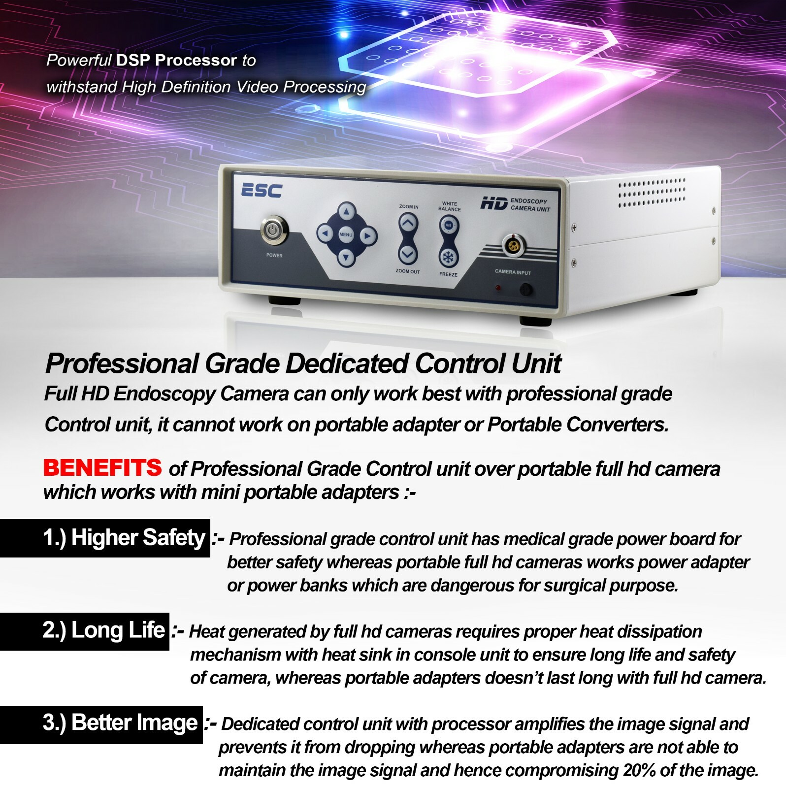 Endoscopy Camera Full Hd Laparoscopic Endoscope ENT 1080p Medical Storz Olympus