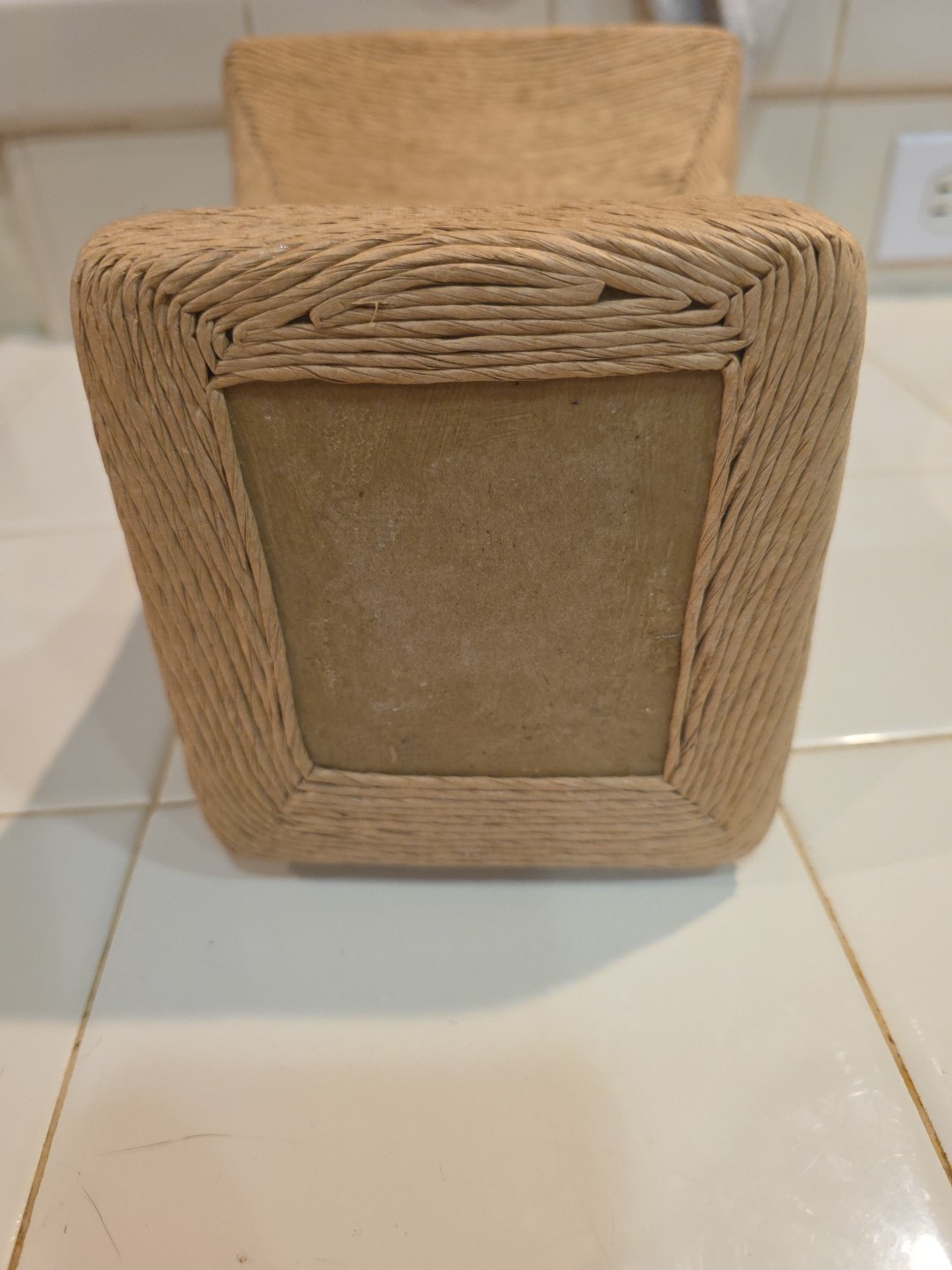 Tan Twine Necklace Display Stand Fashion Necklace Display 14" Tall