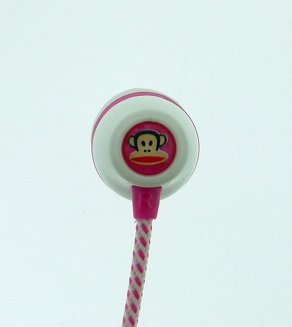 Skullcandy Paul Frank Riot 11mm Earbuds in White and Pink Brand New