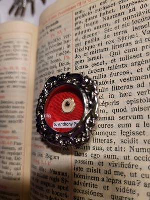 First Class Reliquary/Saint Anthony Of Padua Christianity Relic