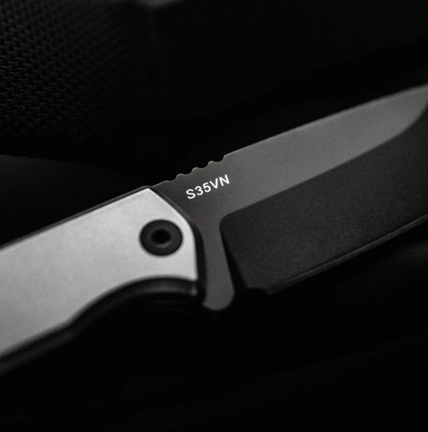 WESN x Raven The Pirate - Raven's Bornas - Titanium Handle Fixed Blade Knife