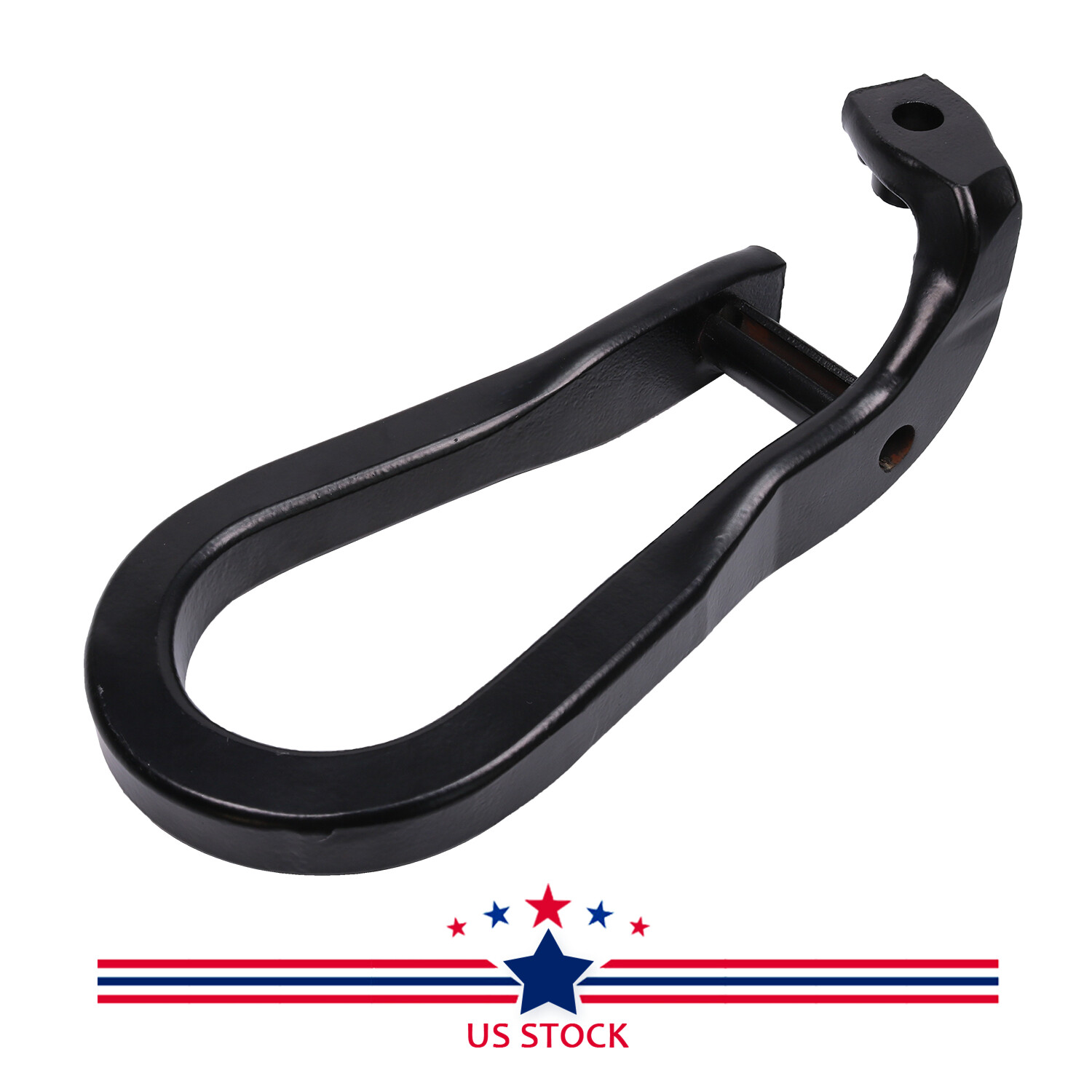 Pair Black Tow Hooks Kit 84072464 For 2015-2019 Silverado Sierra 2500HD & 3500HD