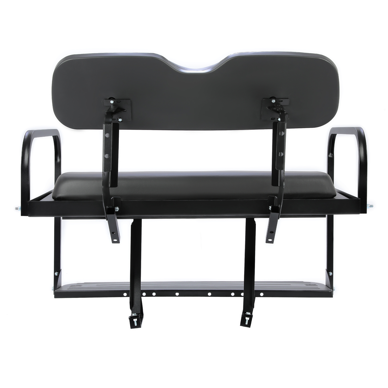 Rear Back Seat Kit For Yamaha G14 G16 G19 G22 Flip Folding Steel Frame Black