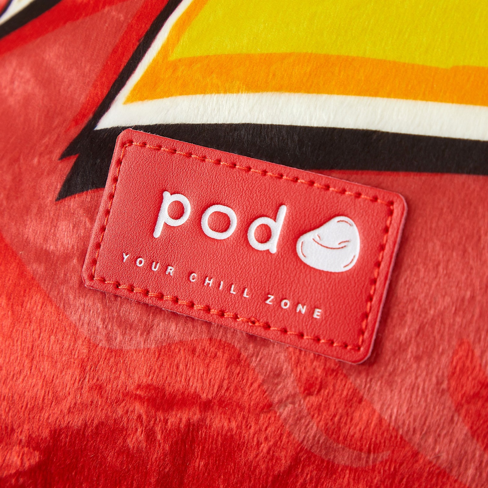 Cars 18" Toddler Square Beanbag Chair, Red