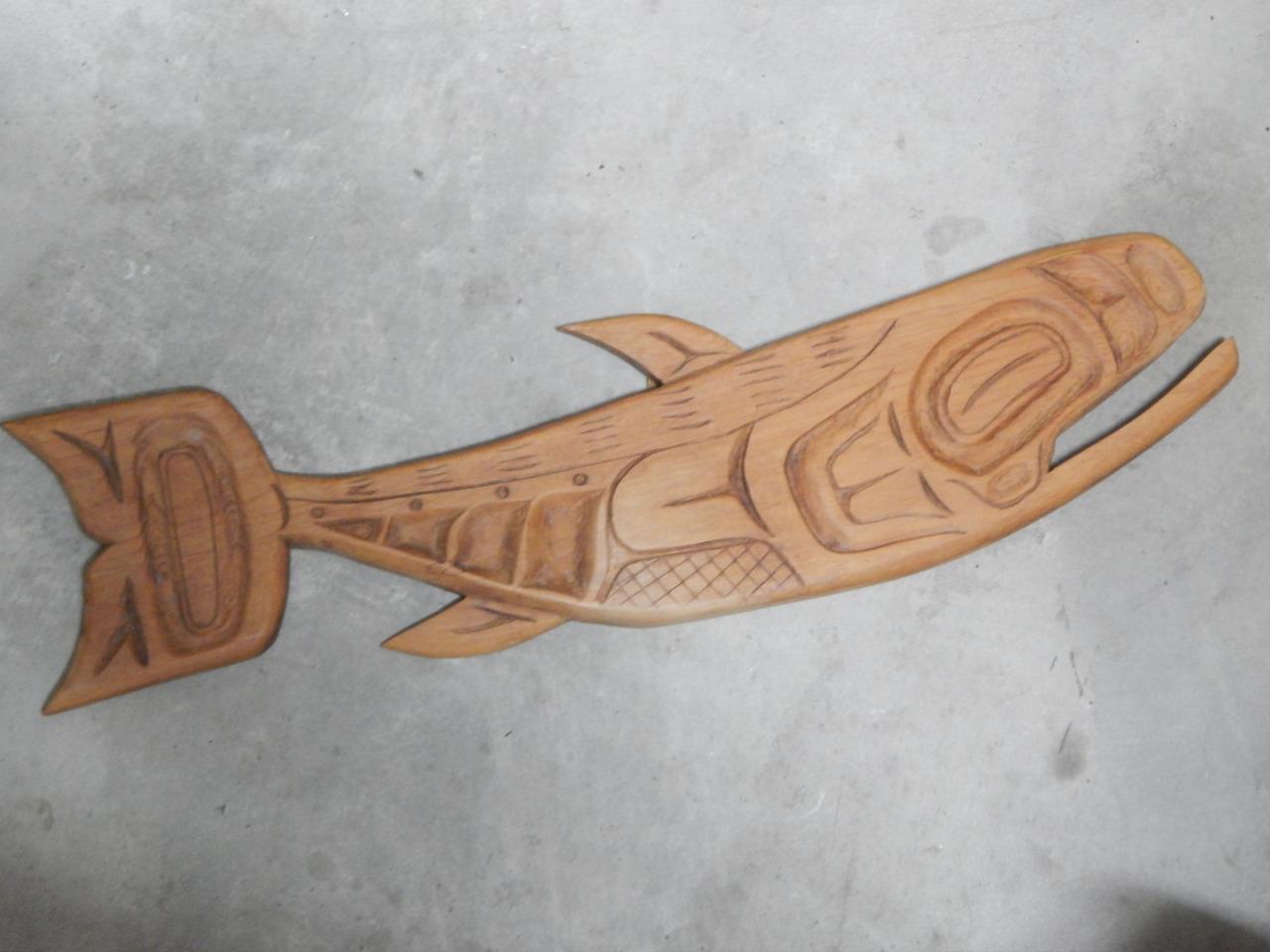 IMPORTANT " FREDA DIESING "  HAIDA NW INDIAN WHALE CARVING MASTER CARVER