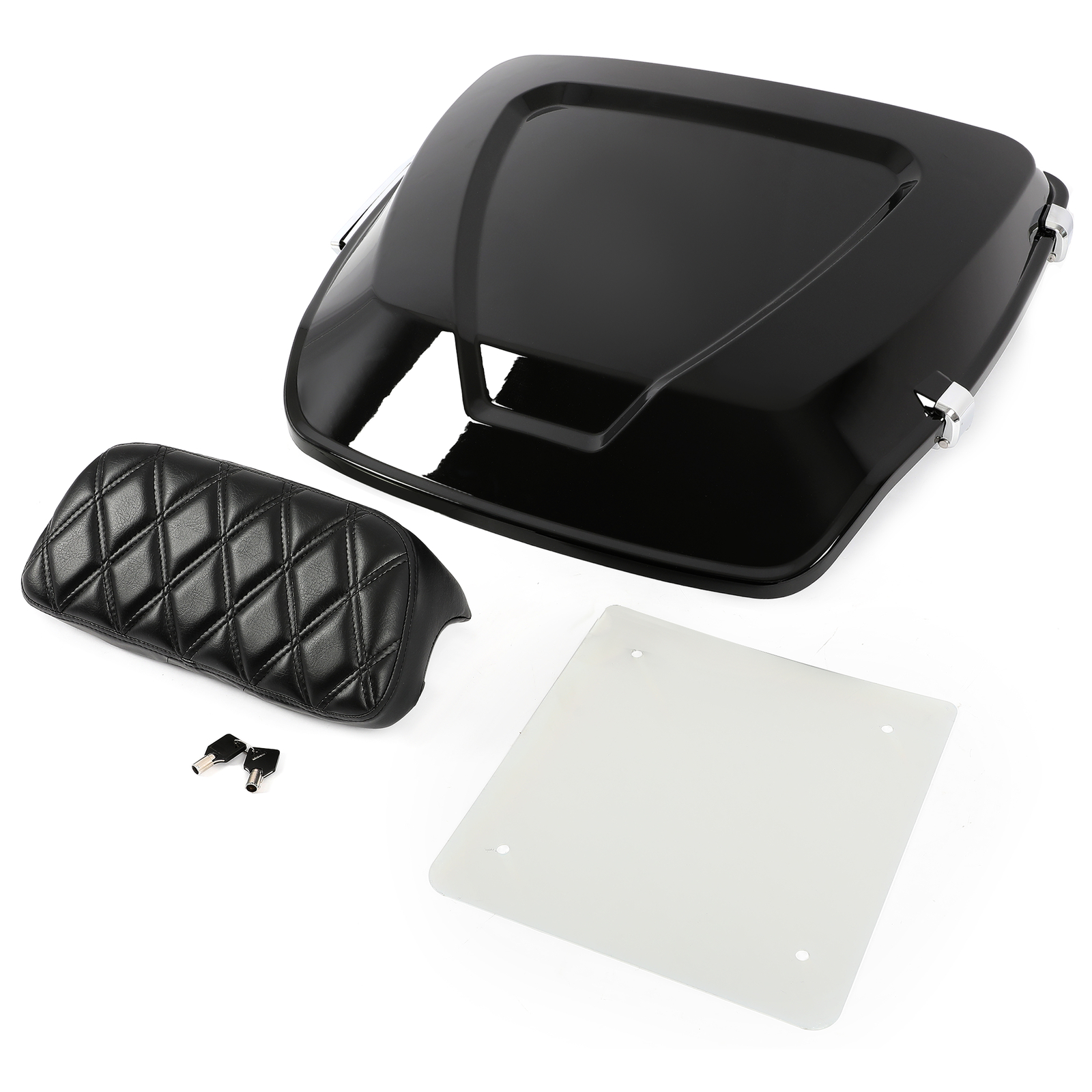 Razor Tour Pack Trunk Tail Box Backrest Base Plate For Harley Street Glide 97-23
