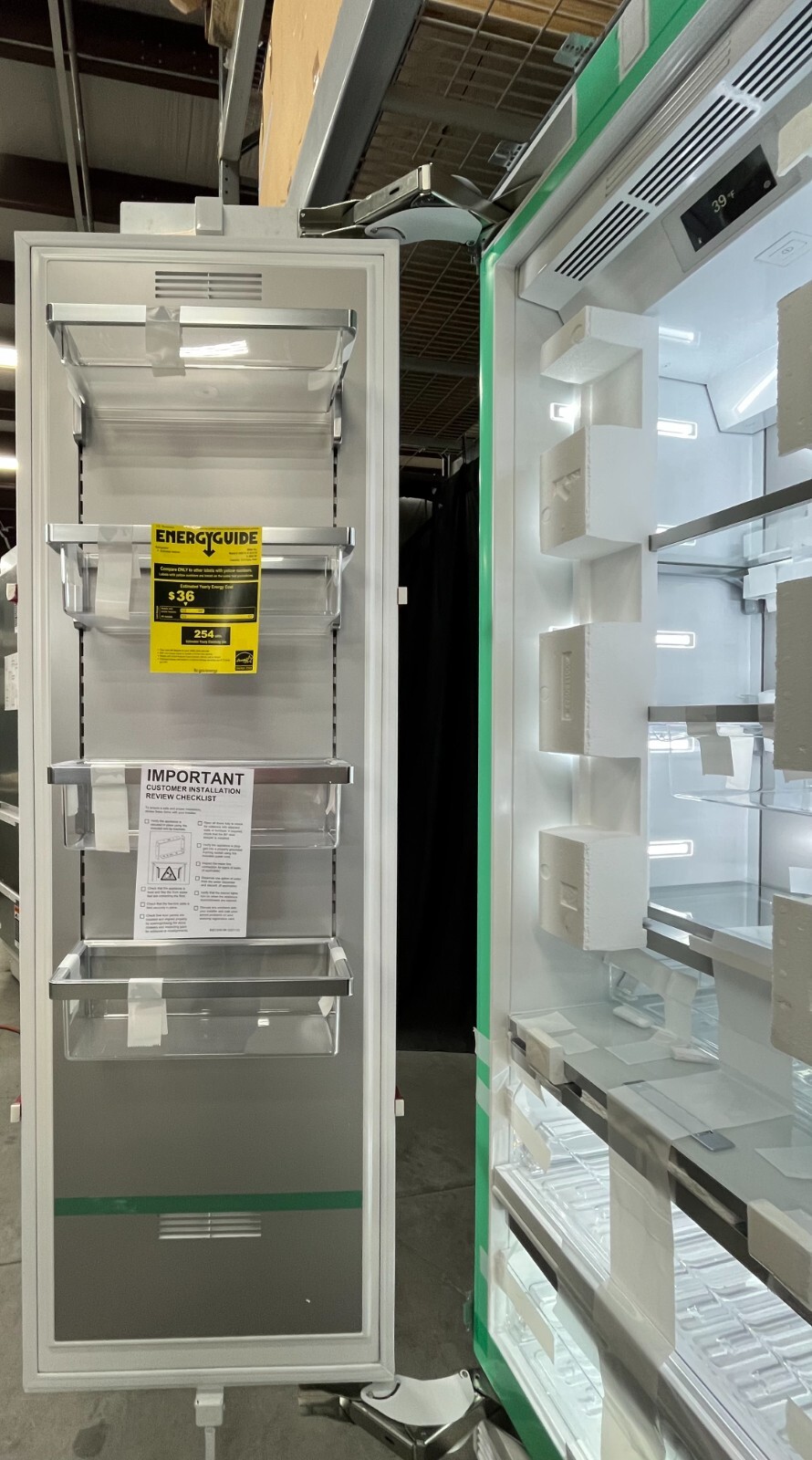 Miele MasterCool Series K2612VI 24 Inch Panel Ready Smart Refrigerator Column