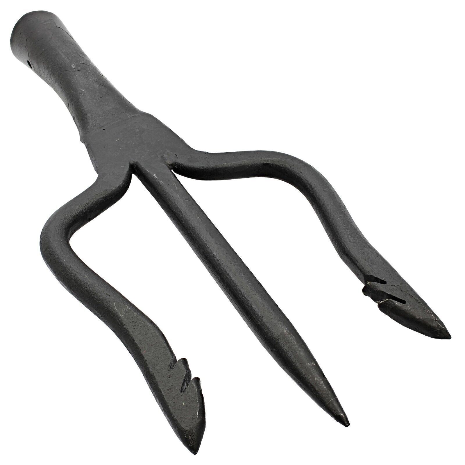 Hand Forged High Carbon Steel Trident Spear Head, New