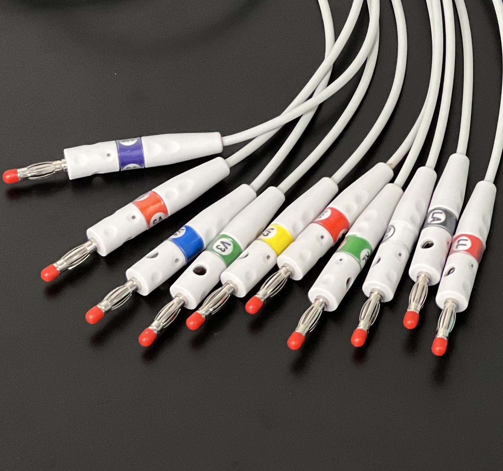 GE MAC 2000 EKG/ECG Bundle - Trunk Cable & ECG Leads - Same Day Shipping