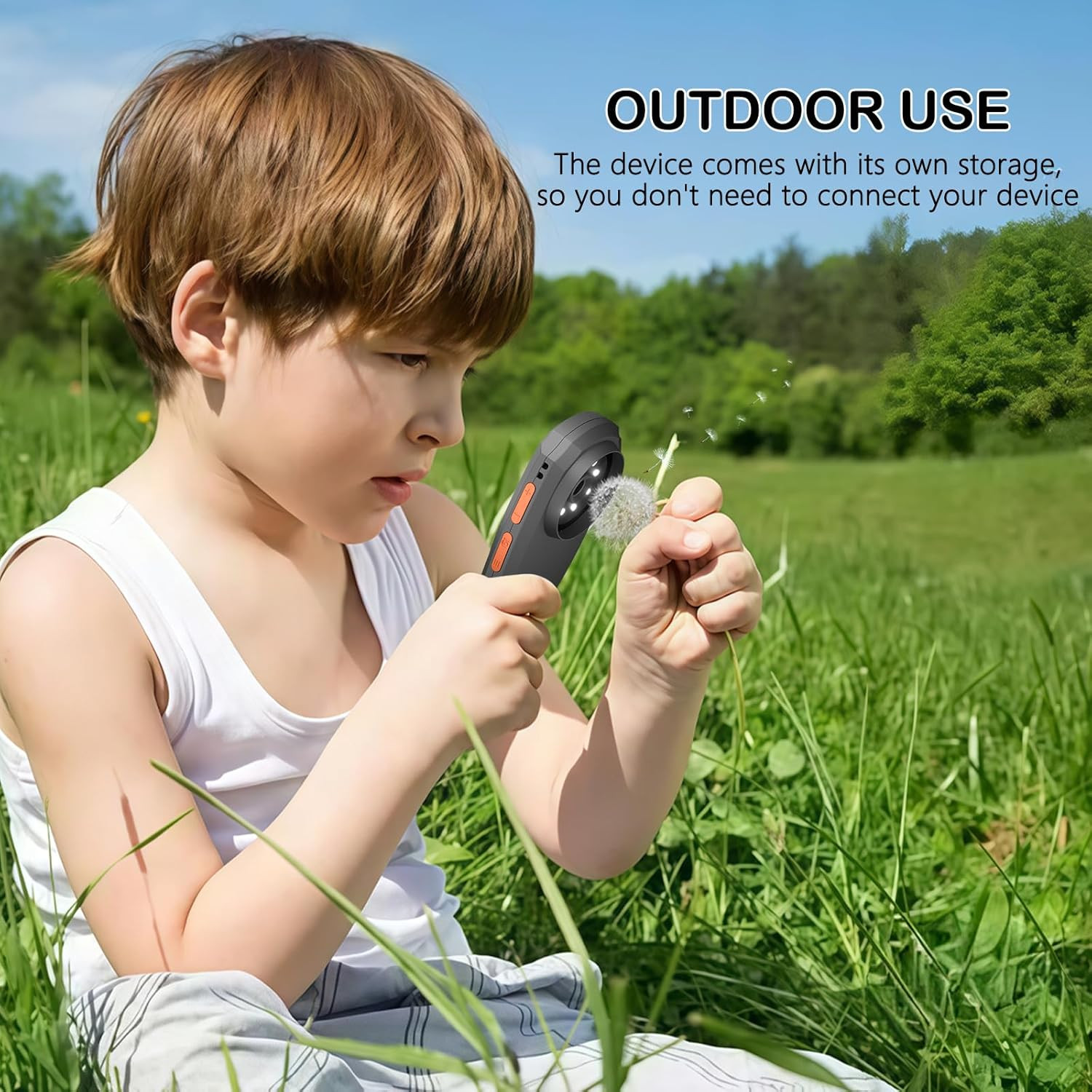 Handheld Digital Microscope with 2.0 Inch IPS Color Screen, Portable Magnifying