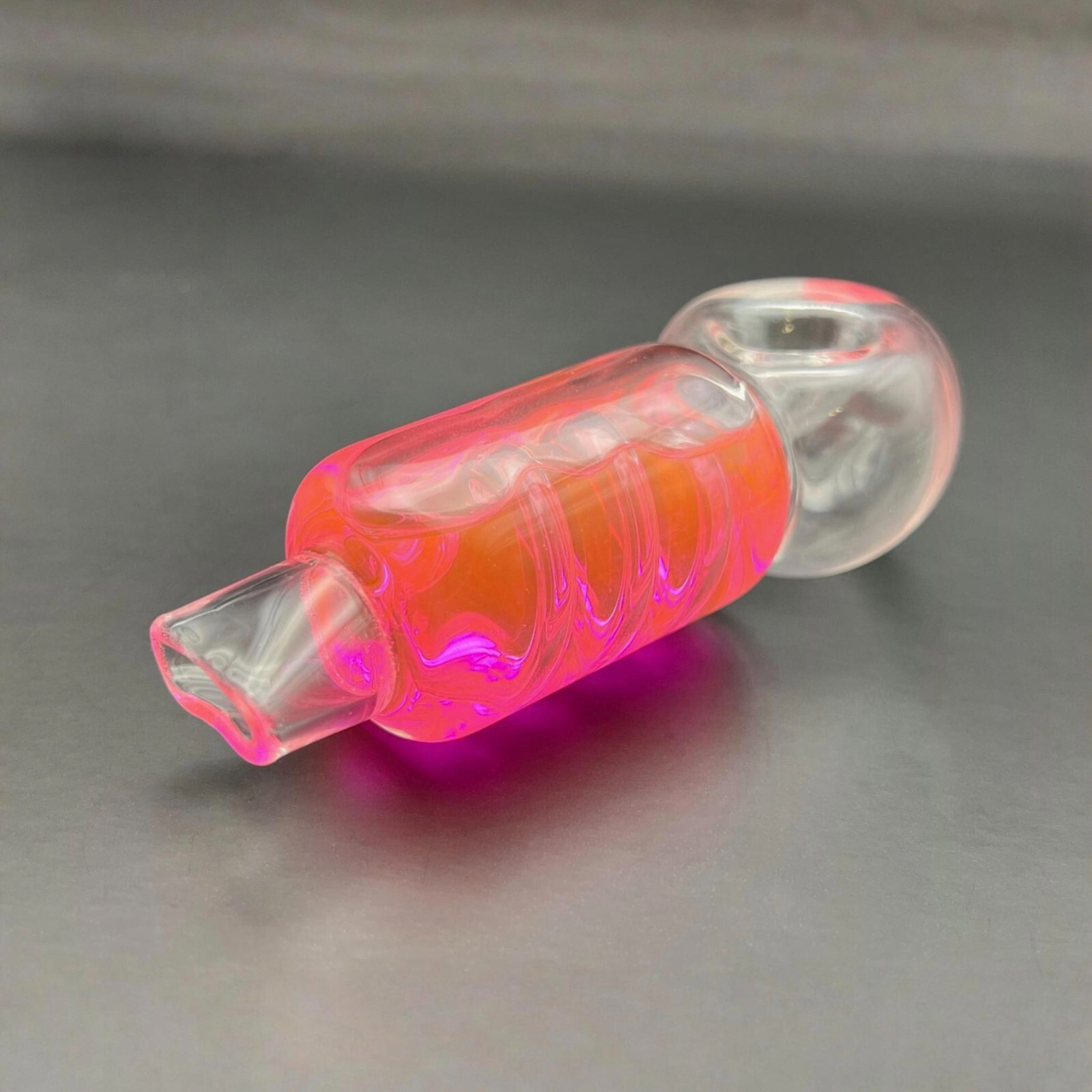 Freezable Glass Pipe 4" Glycerin Tobacco Smoking Bowl (Pink)