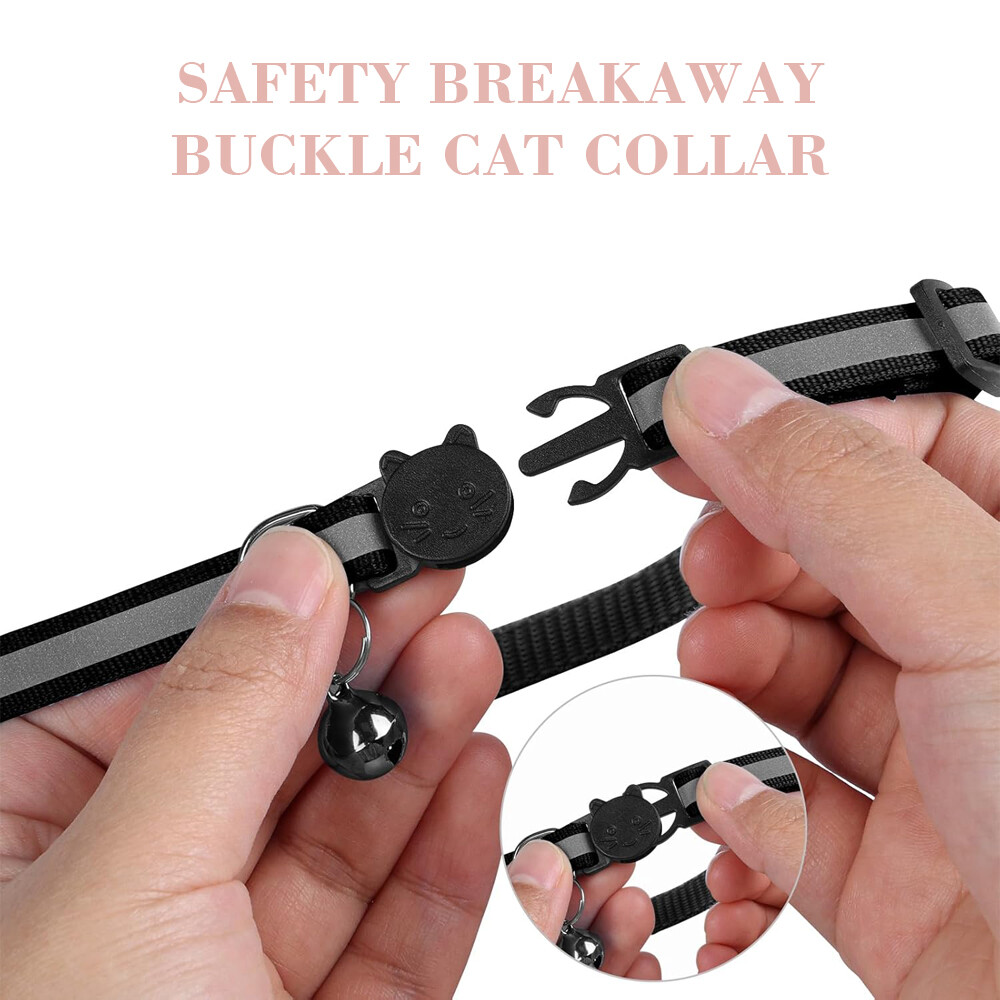 Dog Pet Cat Collar Reflective with Bell Anti-Loss Location Device for IOS GPS