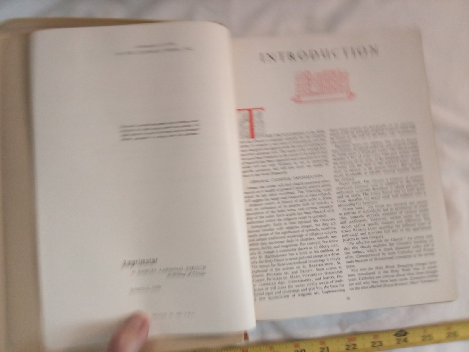 the Catholic encyclopedia of the bible and church w/ Box, 1958.