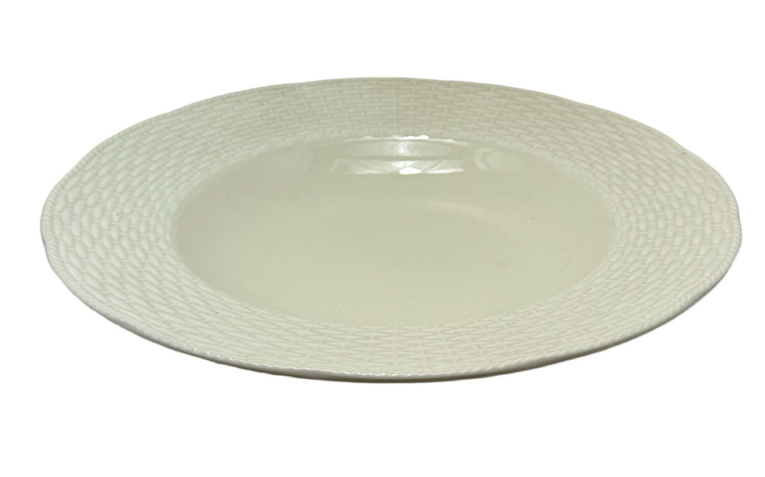 4 Mikasa Country Manor Individual Pasta Bowls 12.5” FF002 Basket Rim