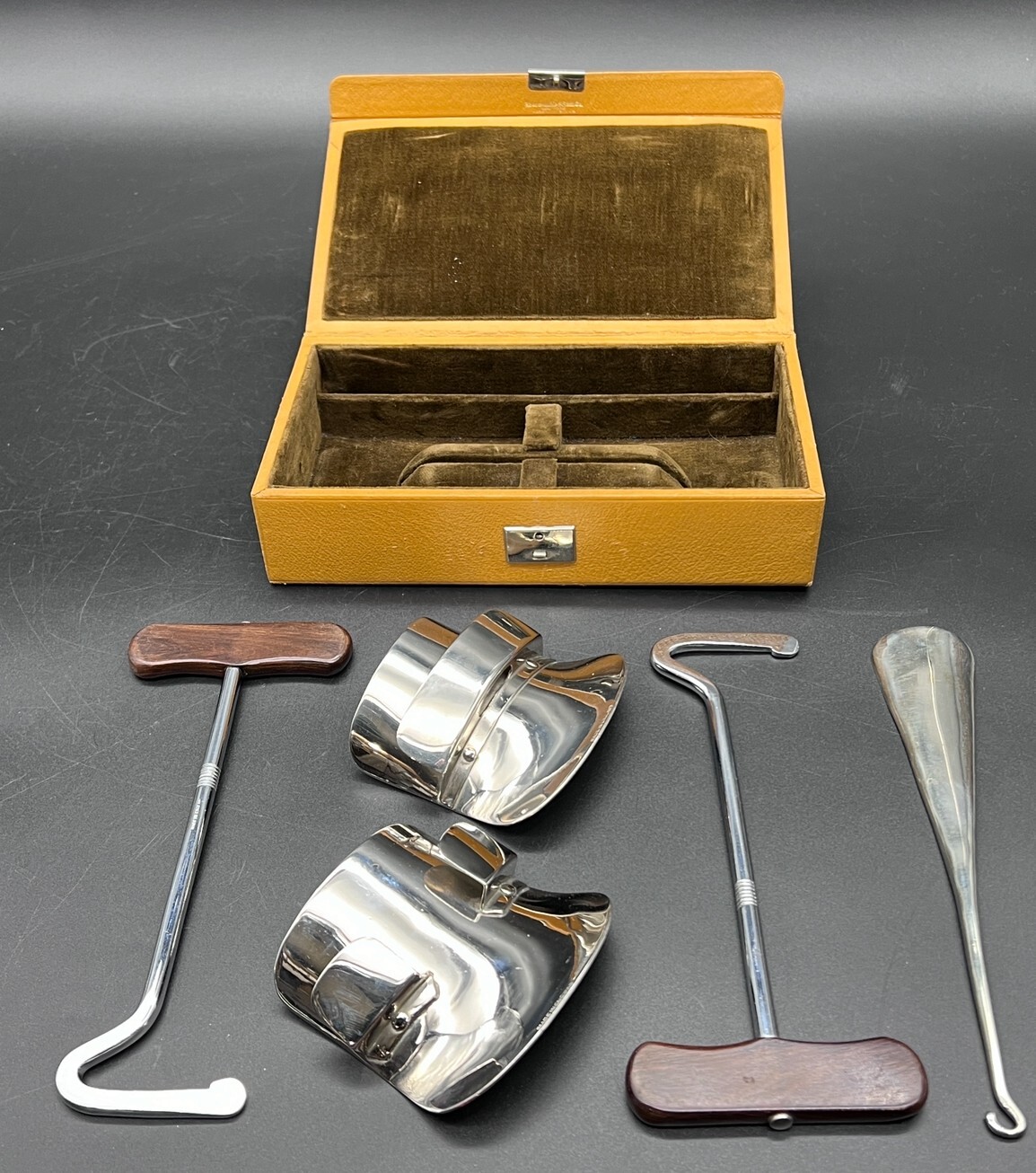 Abercrombie & Fitch Equestrian Riding Boot Lift Made in England in Pigskin Box