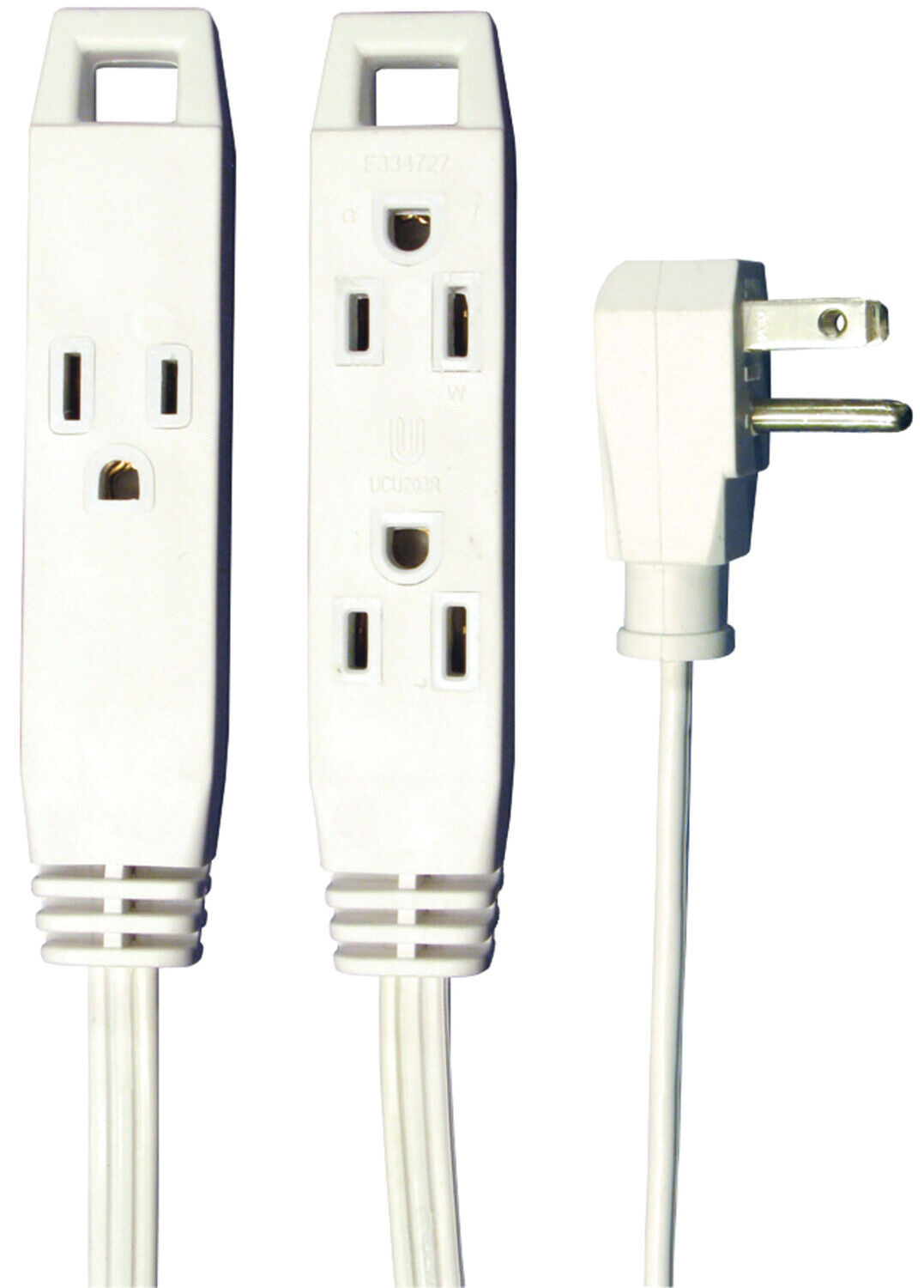 AXIS 3-OUTLET GROUNDED 8FT WHITE EXTENSION CORD BLOWOUT SALE - SAVE UP TO 45%!!!
