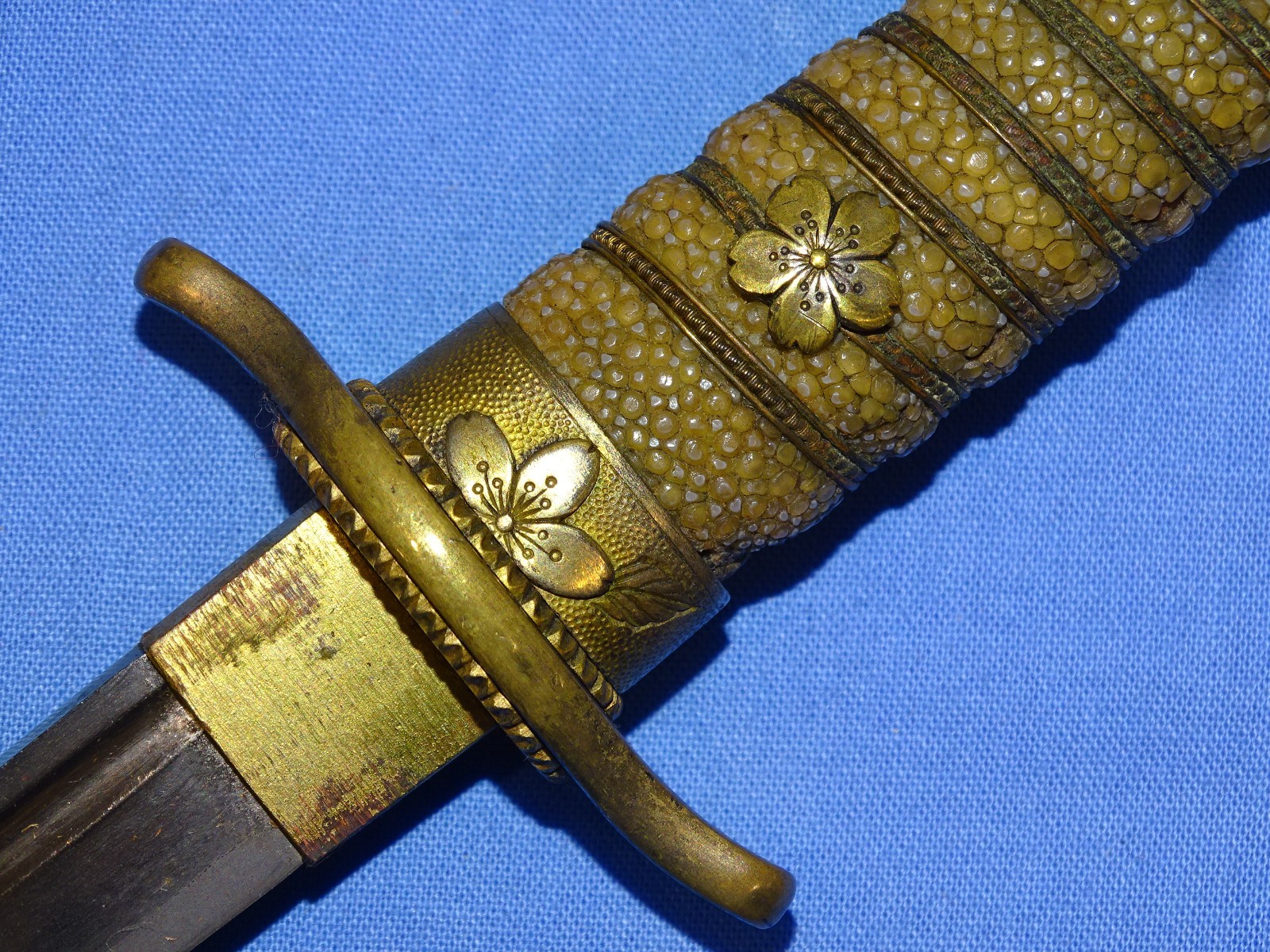 WWII Japanese Navy IJN Officer's Dagger Dirk w/ Handmade Blade