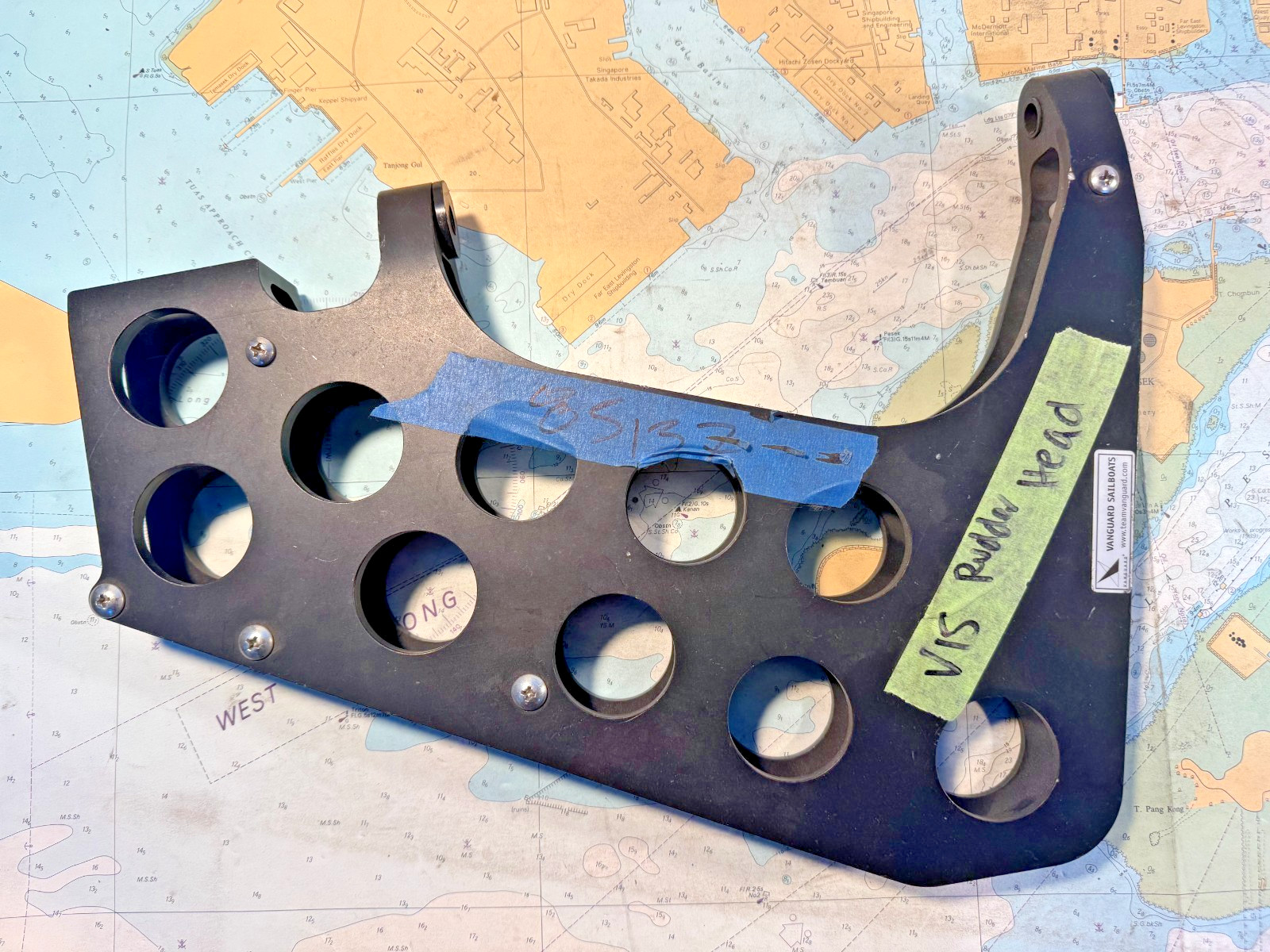 Vanguard 15 Rudder Head, New Old Stock.