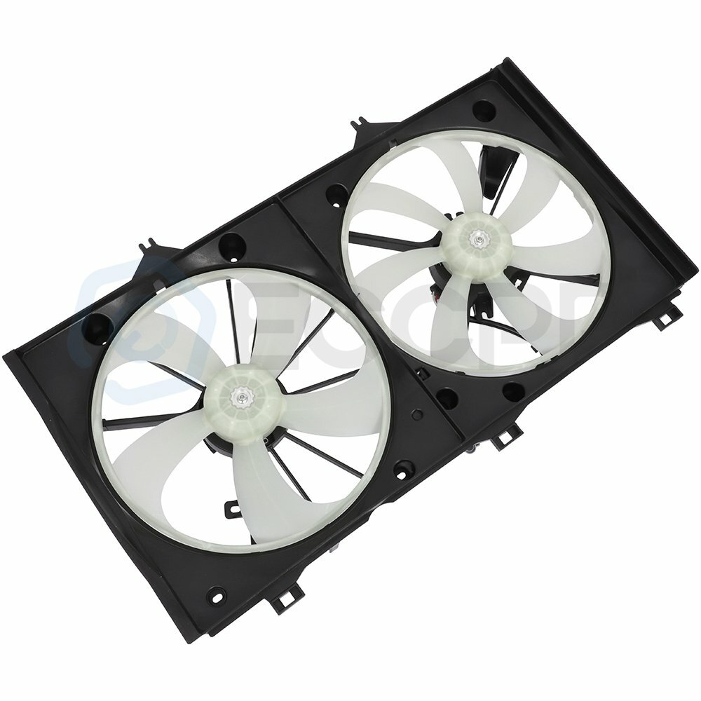 Radiator Condenser Cooling Fan Assembly For 2007 2008 2009-2011 Toyota Camry