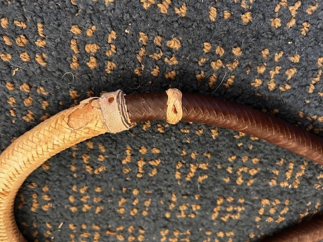 Bosal for Hackamore Bridle Rawhide VGC Horse Size Brown