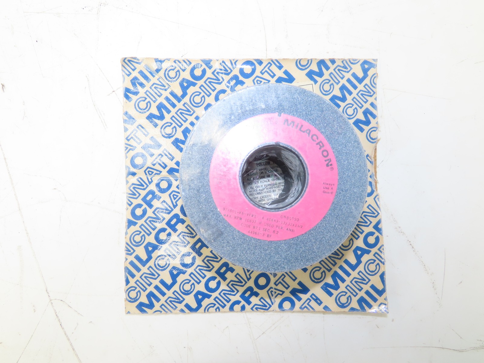 Cincinnati Milacron 97A801-K6-VFME Grinding Wheel 4.4" x 3.5"W Lot of 7