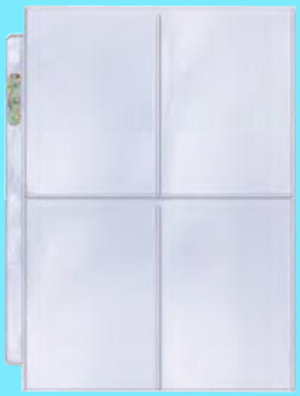 50 Ultra Pro Platinum 4-Pocket Pages Protectors 3-1/2 x 5-1/4 New Sheets