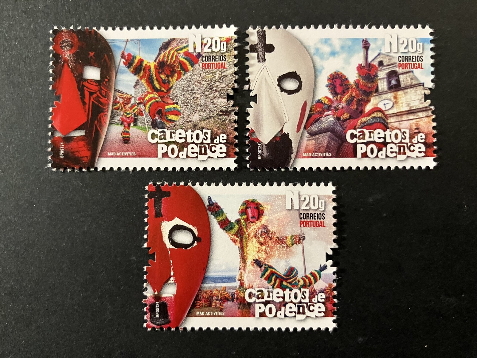 Portugal 2024 - Caretos of Podence stamps set MNH
