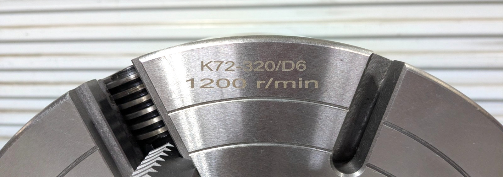 12" Independent 4 Jaw Lathe Chuck D1-6 Mounting 3.74" Through Hole 429-4126