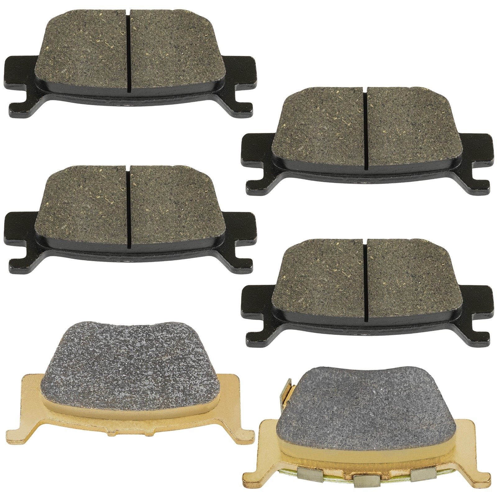 Caltric Rear & Front Left Right Brake Pads for Honda Rincon 680 TRX680 2006-2023