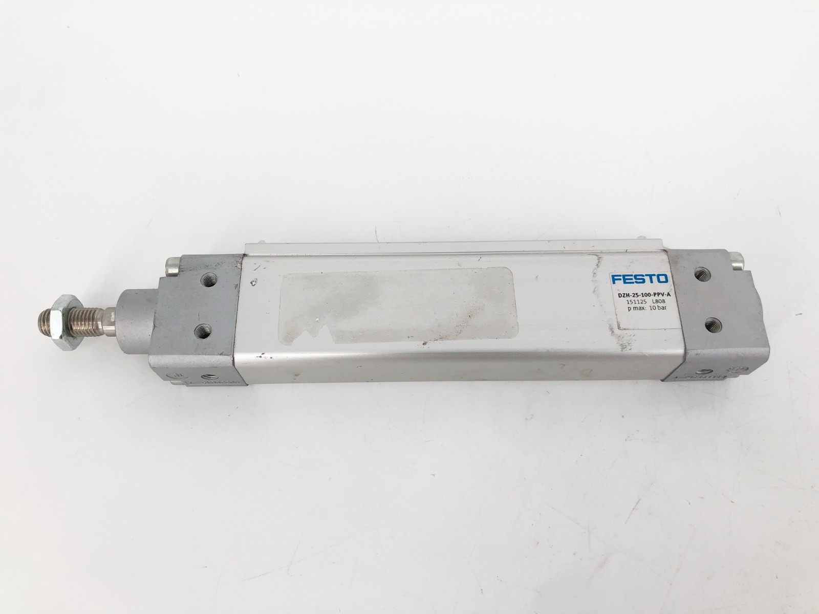New Festo DZH-25-100-PPV-A Flat Cylinder 25mm Bore 100mm Stroke 151125 - No Box