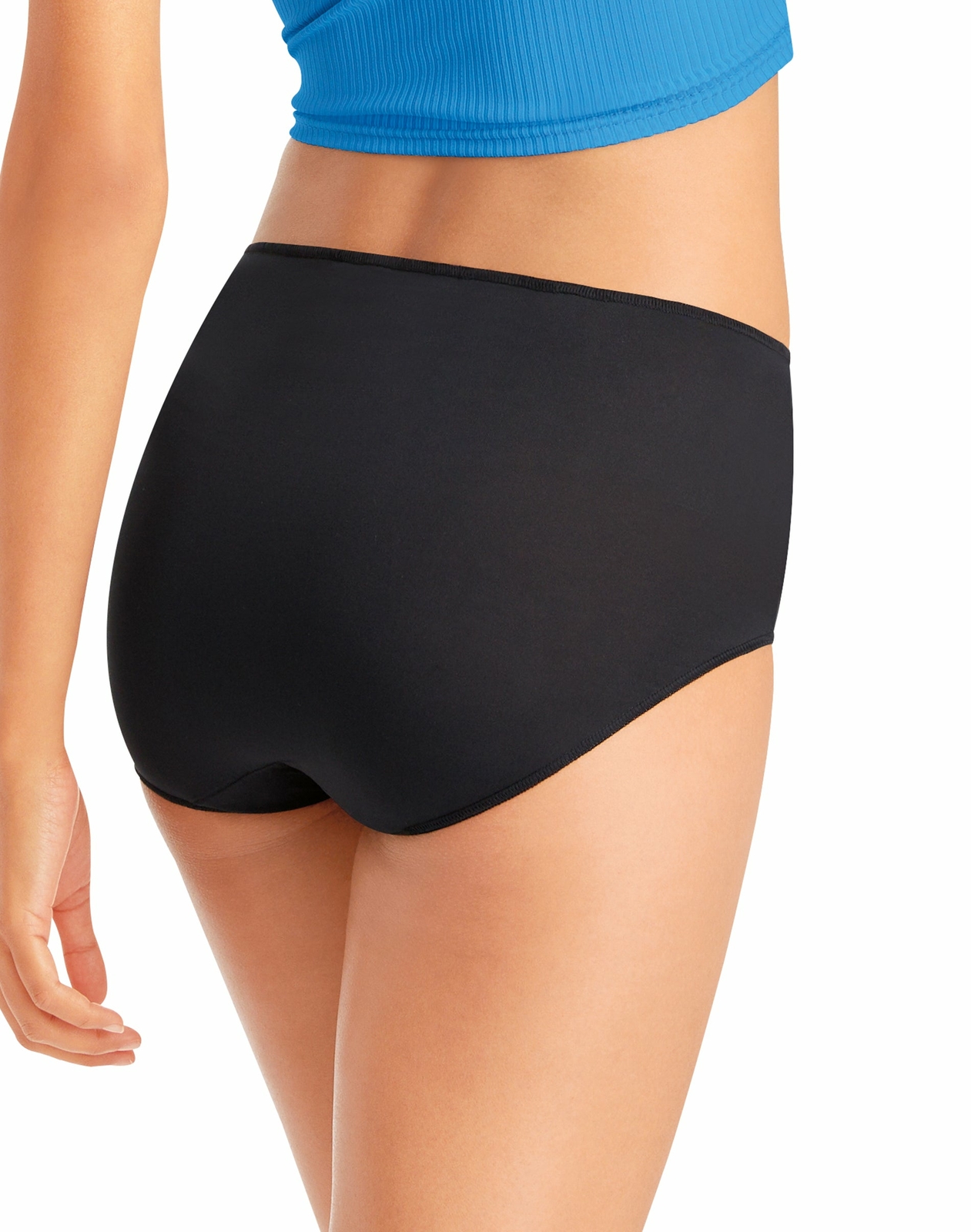 Hanes 10 Pack Briefs Underwear Women's Microfiber Cool Comfort Panties Tag Free