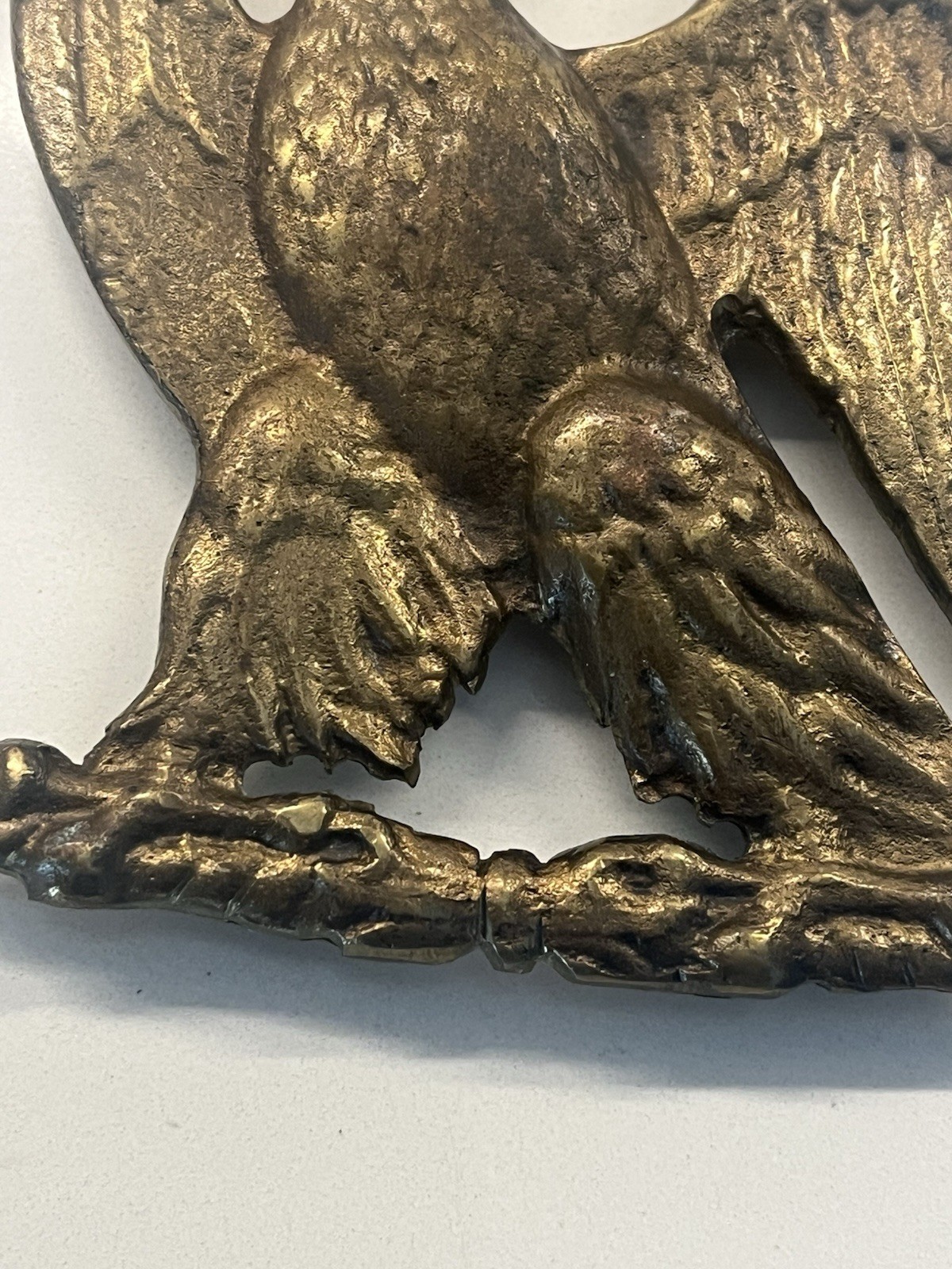 Napoleonic Wars French Army Imperial Youth guard Pouch Badge Bronze Original